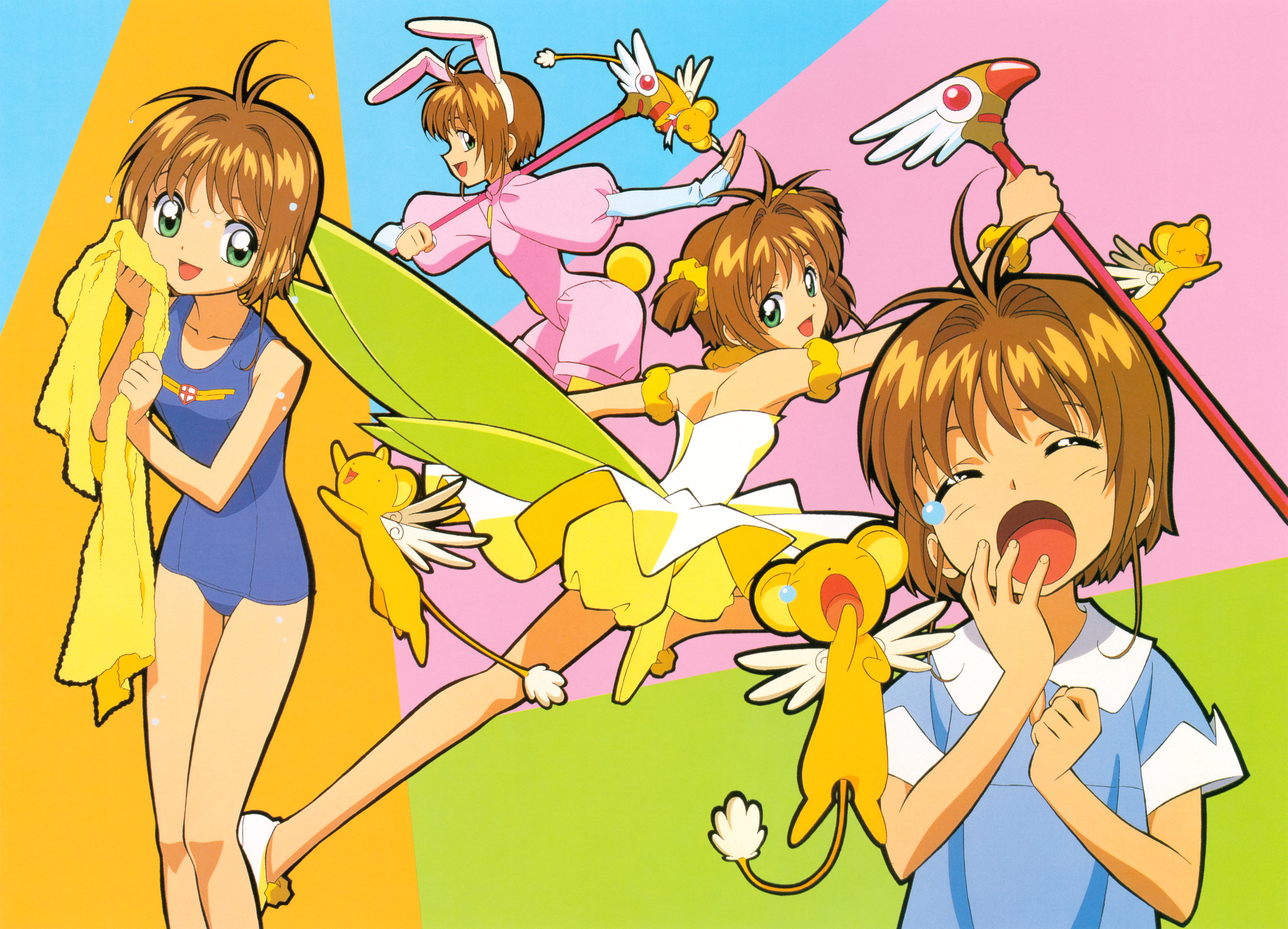 Sakura Kinomoto from Cardcaptor Sakura HD Wallpaper