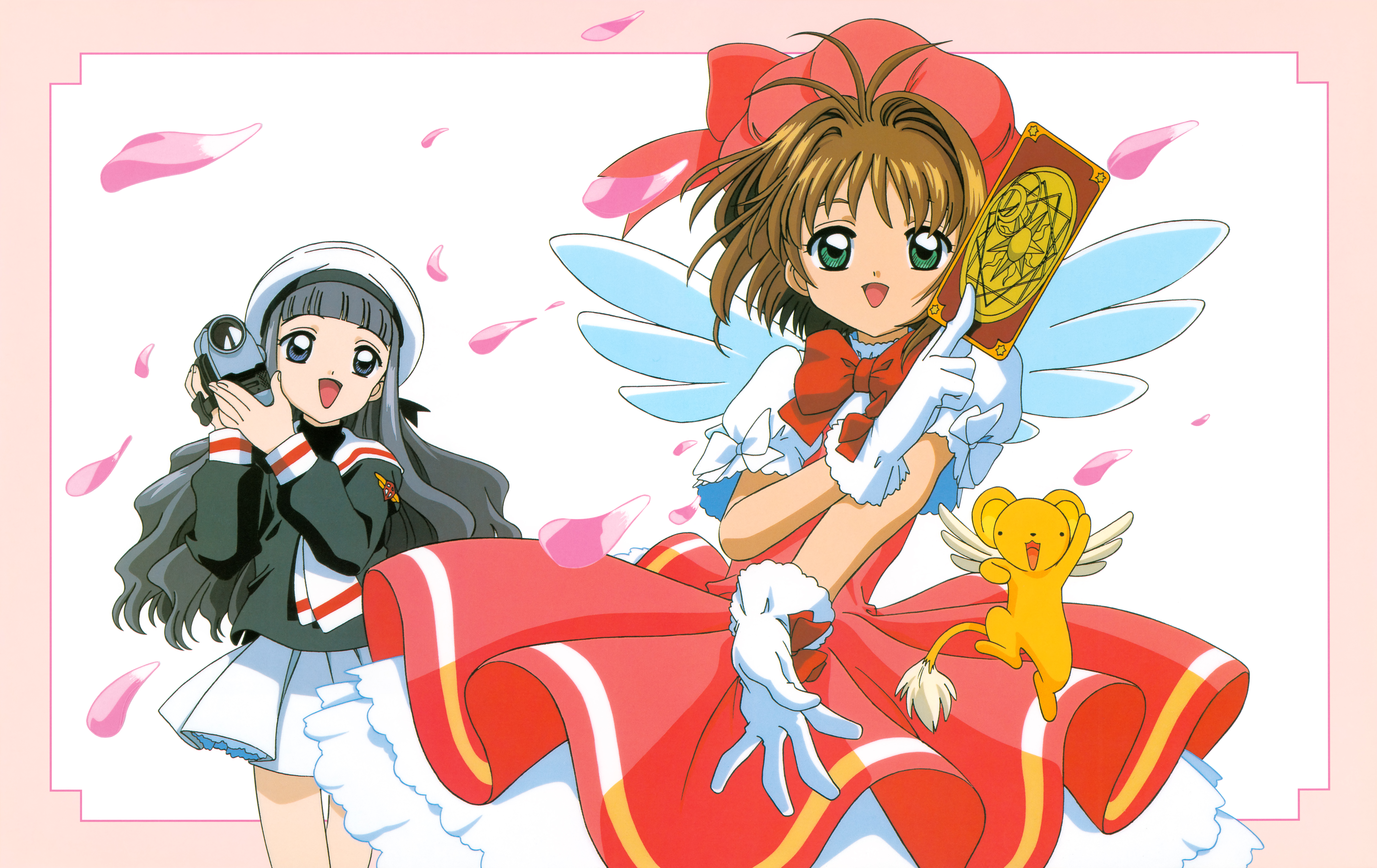 Cardcaptor Sakura 4K Magical Scene with Sakura Kinomoto HD Wallpaper