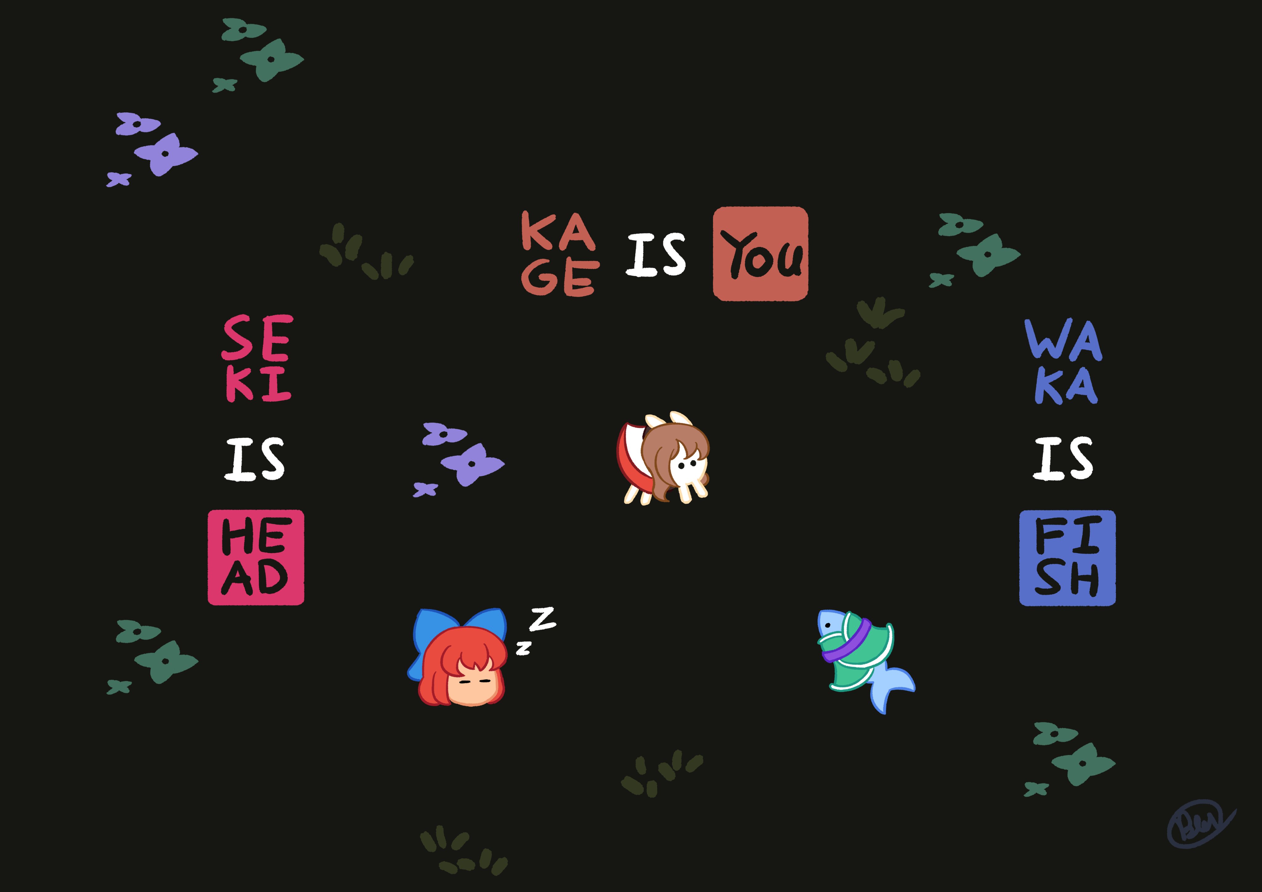 Kagerou, Sekibanki, and Wakasagihime from Touhou HD Wallpaper