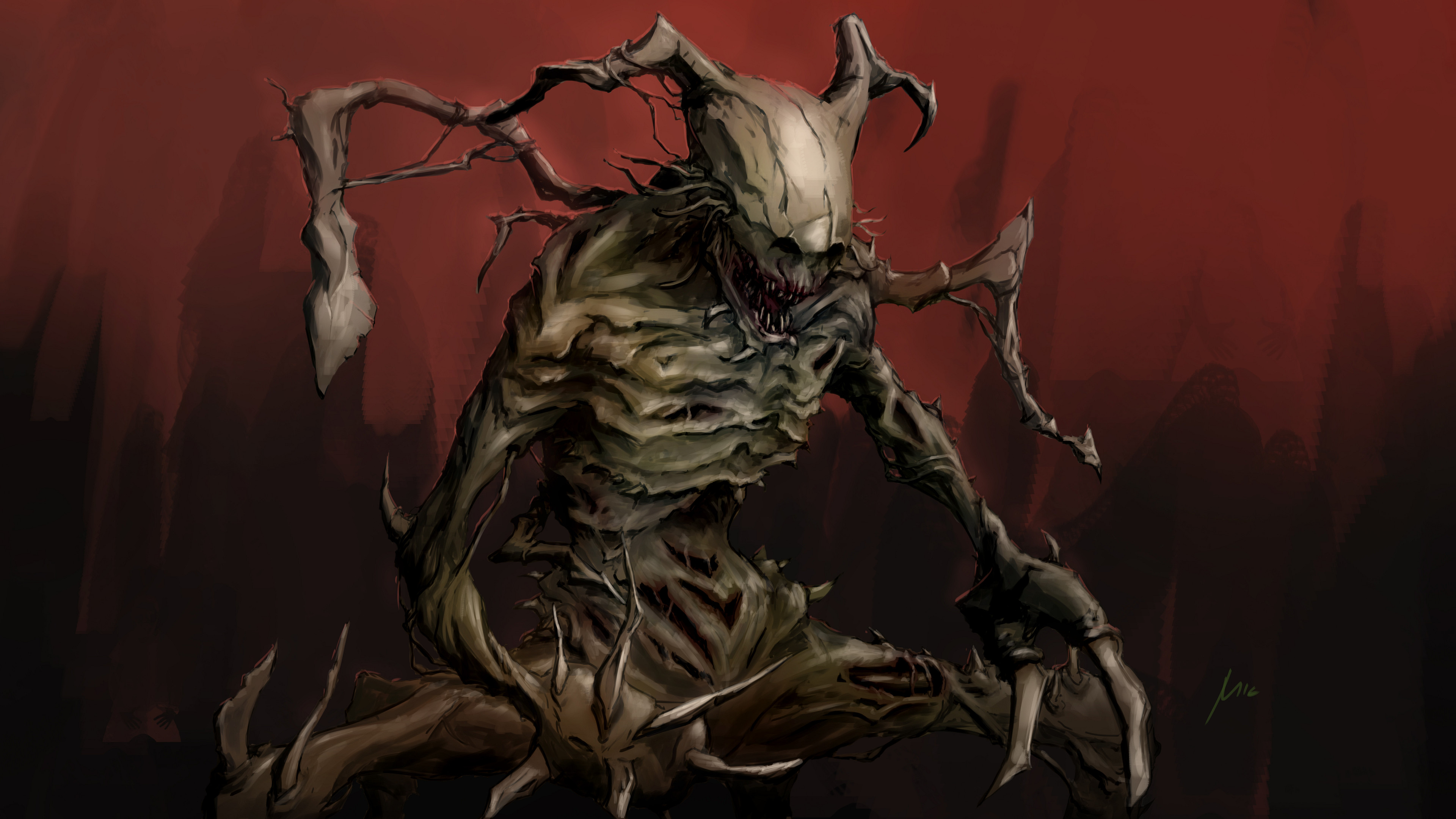 Dark Demon HD Wallpaper