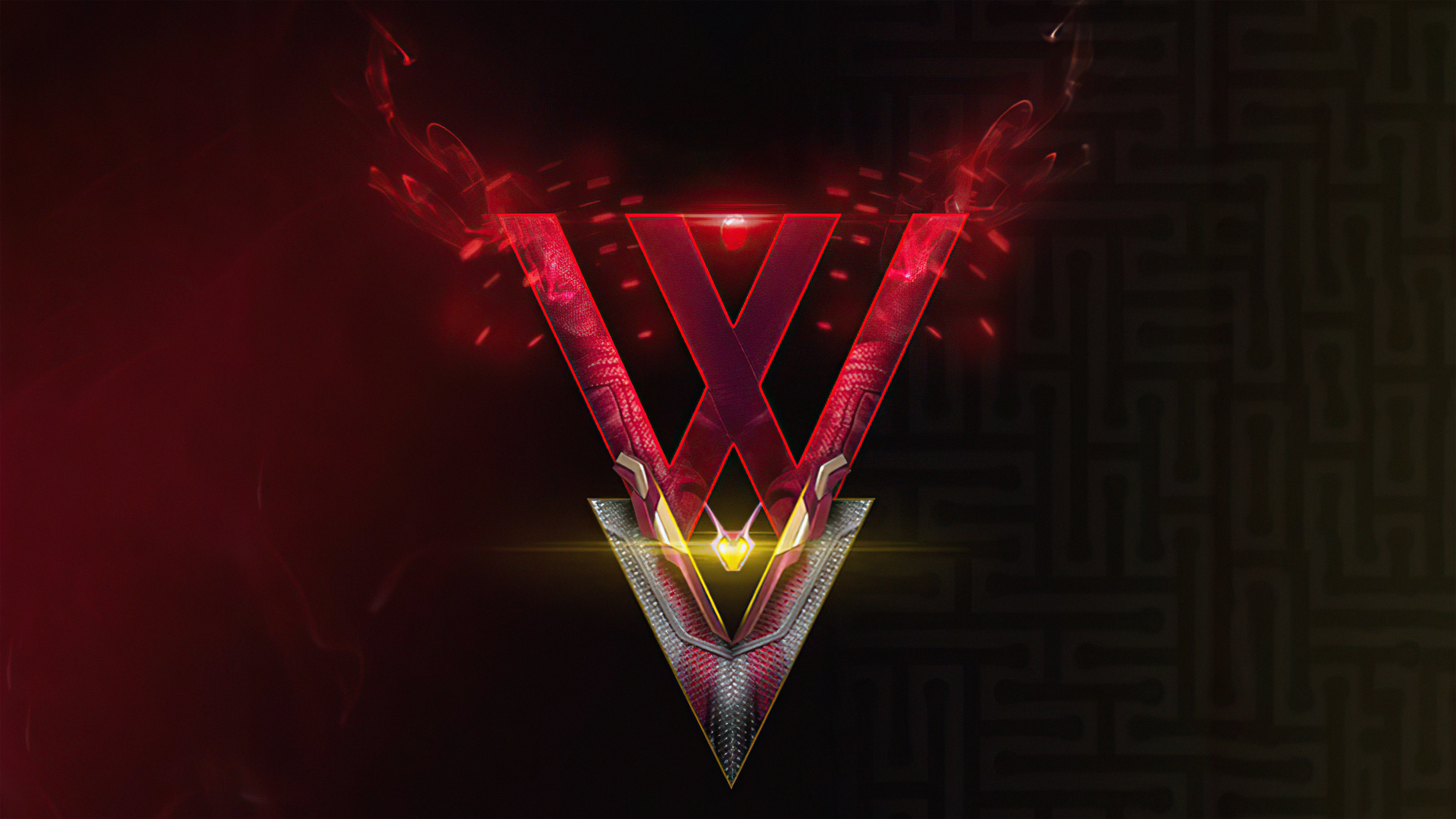 WandaVision Logo 4K HD Wallpaper