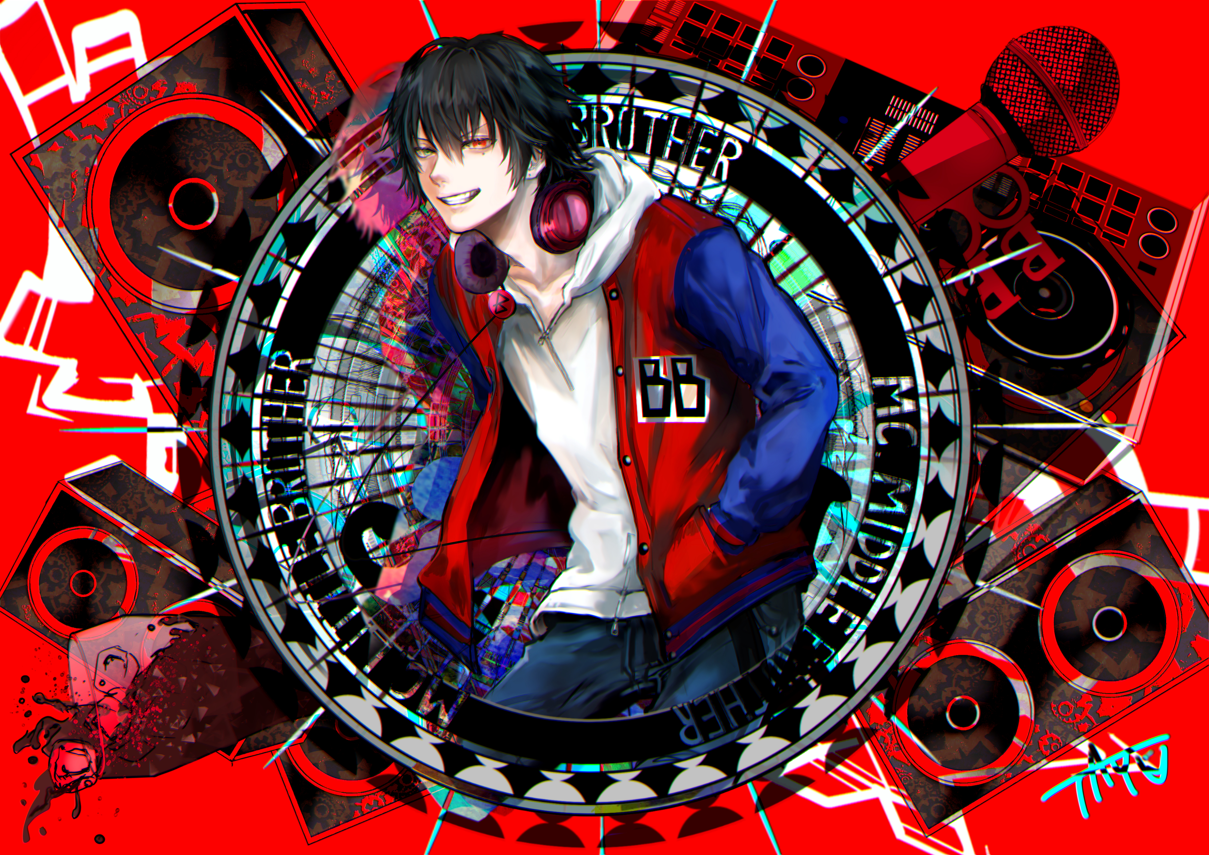 Ichiro Yamada from Hypnosis Mic 4K HD Wallpaper
