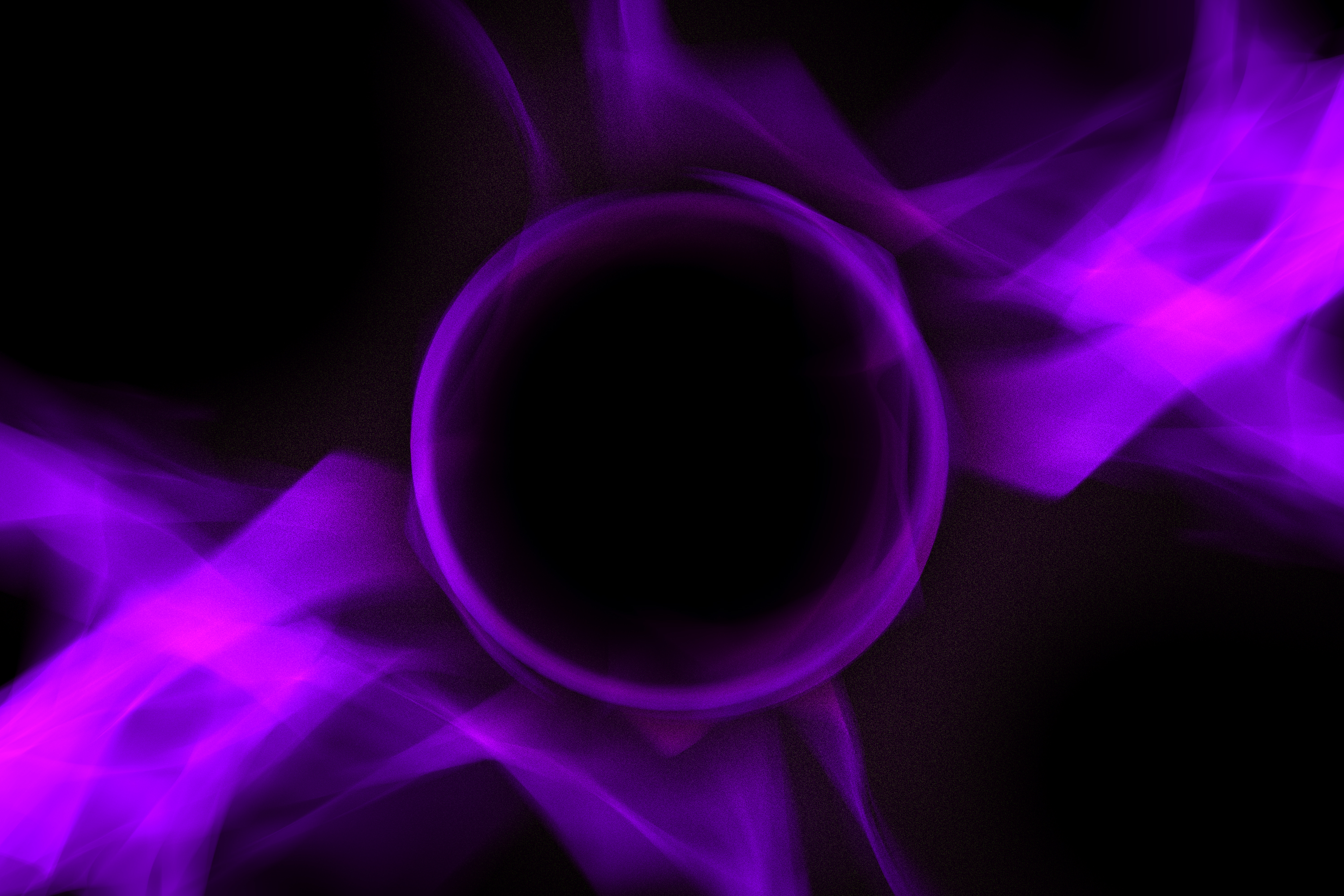 Black hole with purple energy HD Wallpaper