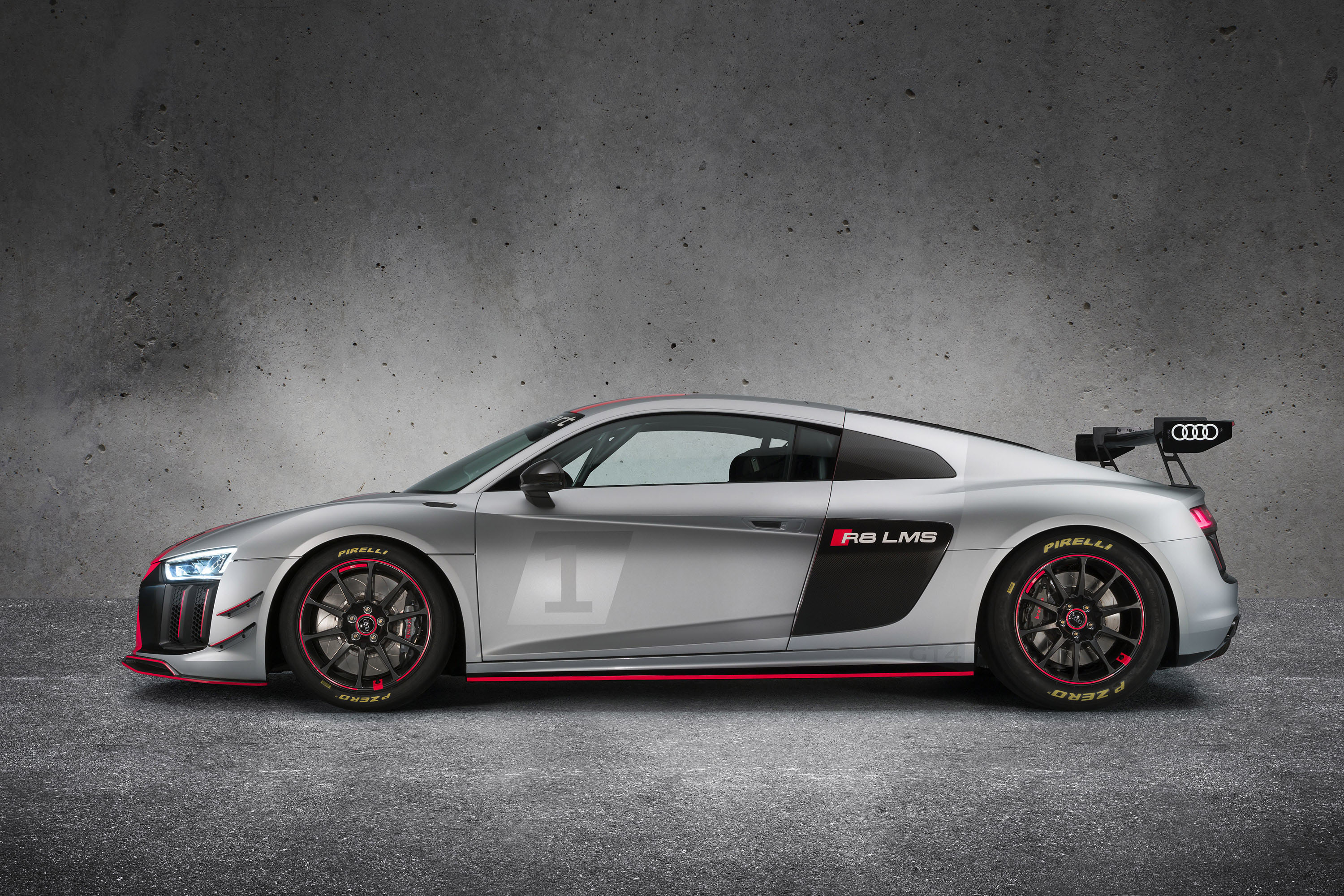 Audi R8 LMS GT4 race car HD Wallpaper