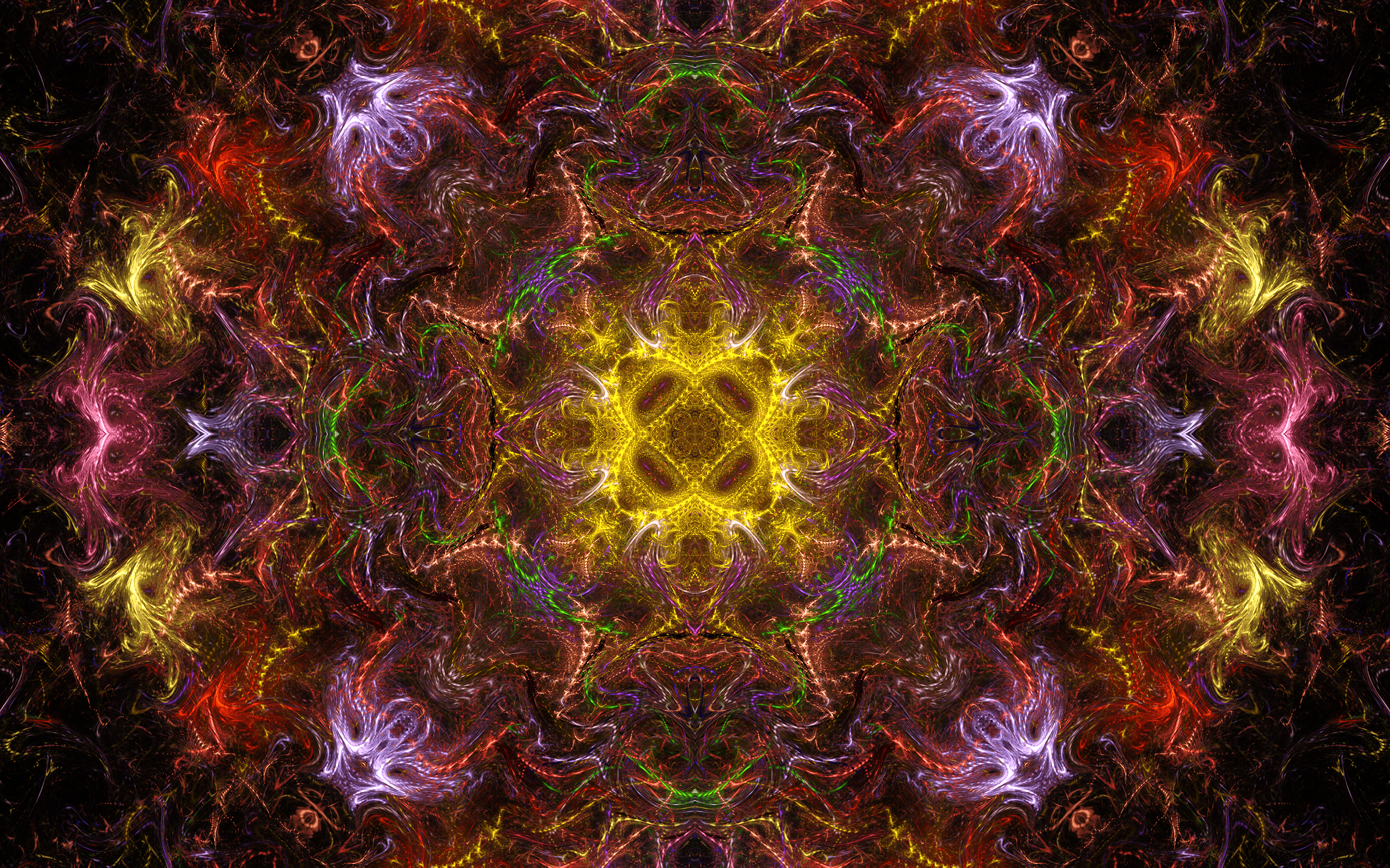 Calamity of Colors Digital Abstract Art HD Wallpaper