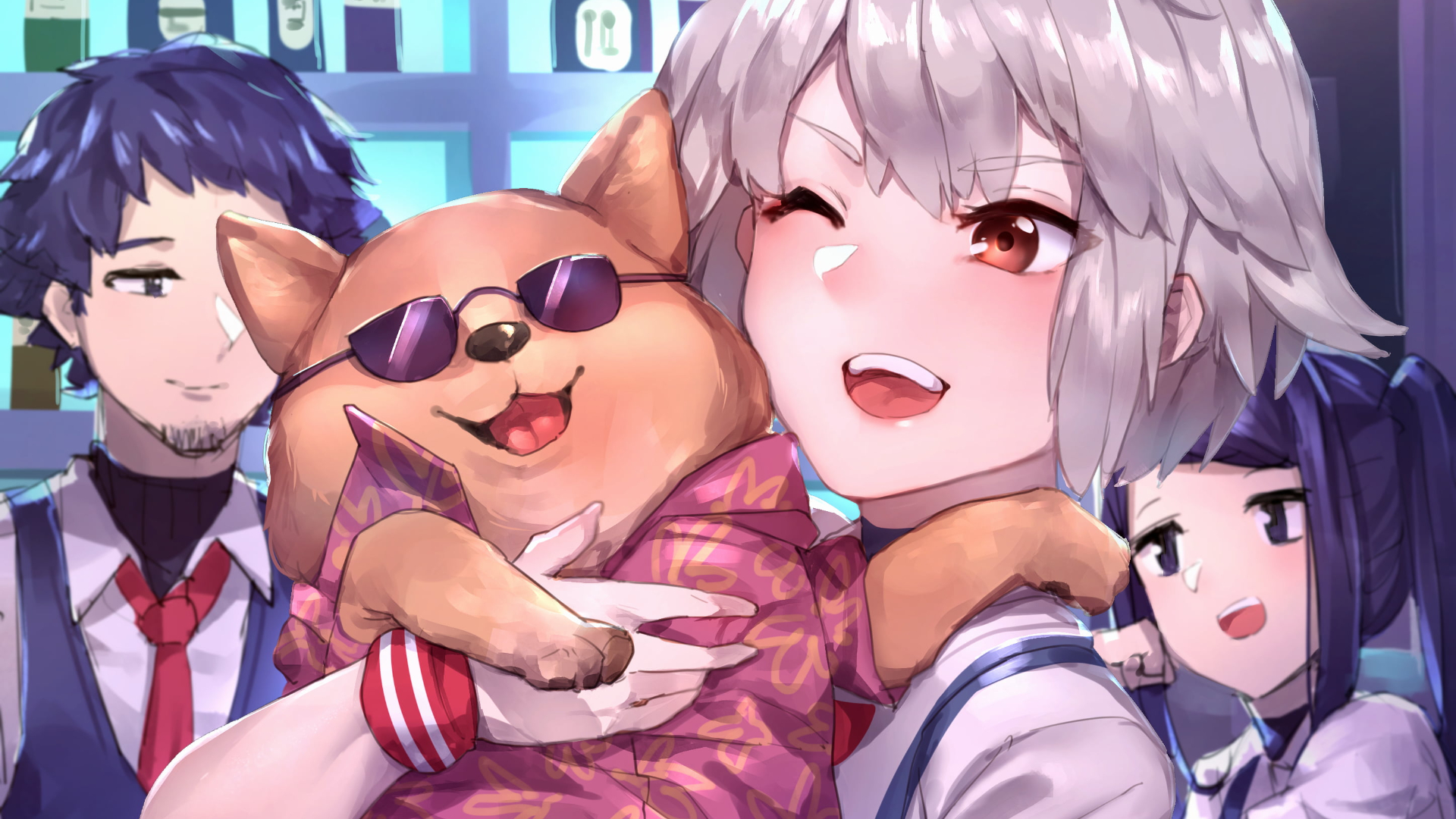Gillian, Julianne, and Dana from VA-11 Hall-A HD Wallpaper