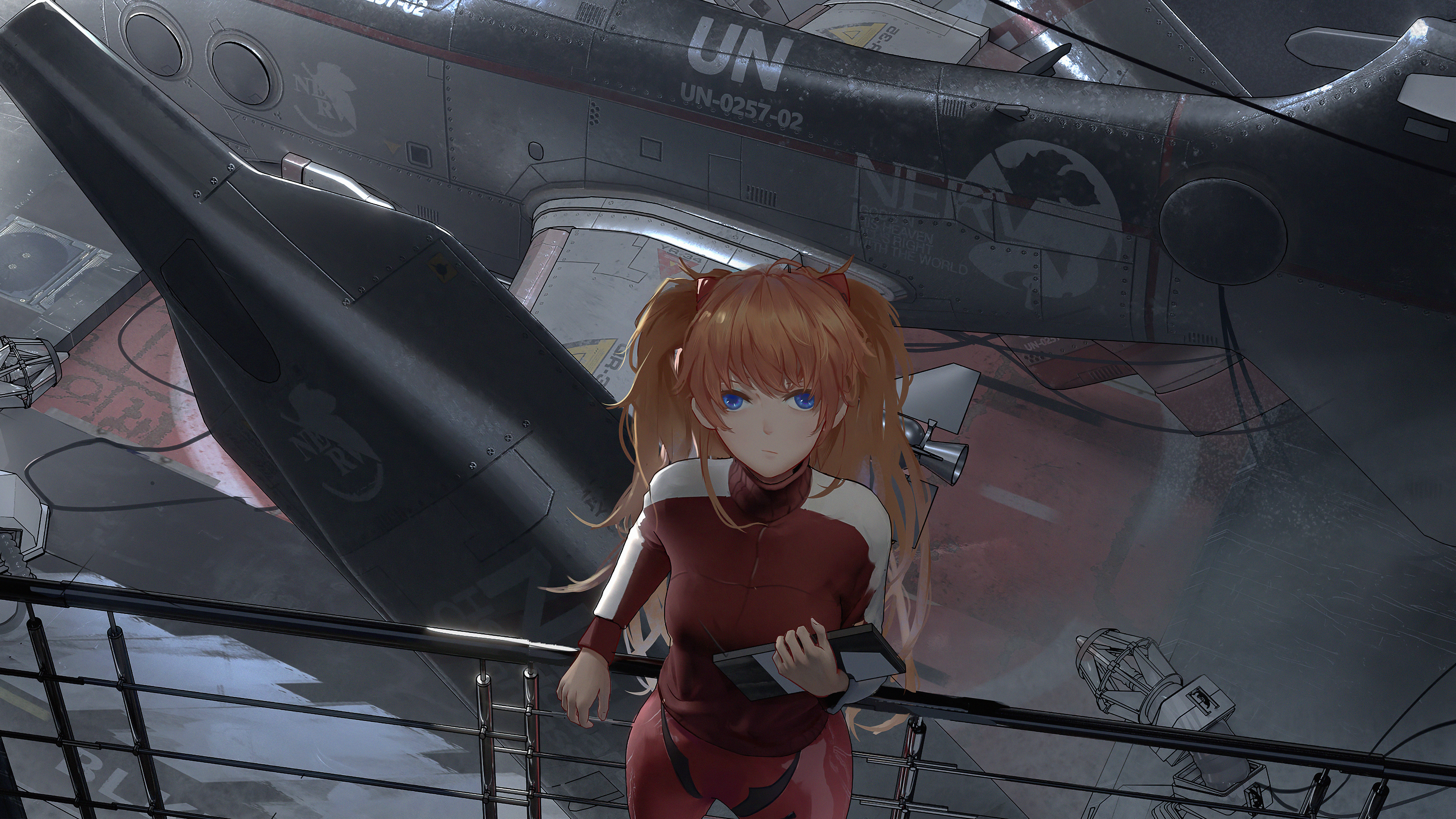 Asuka Langley Soryu from Neon Genesis Evangelion 4K HD Wallpaper