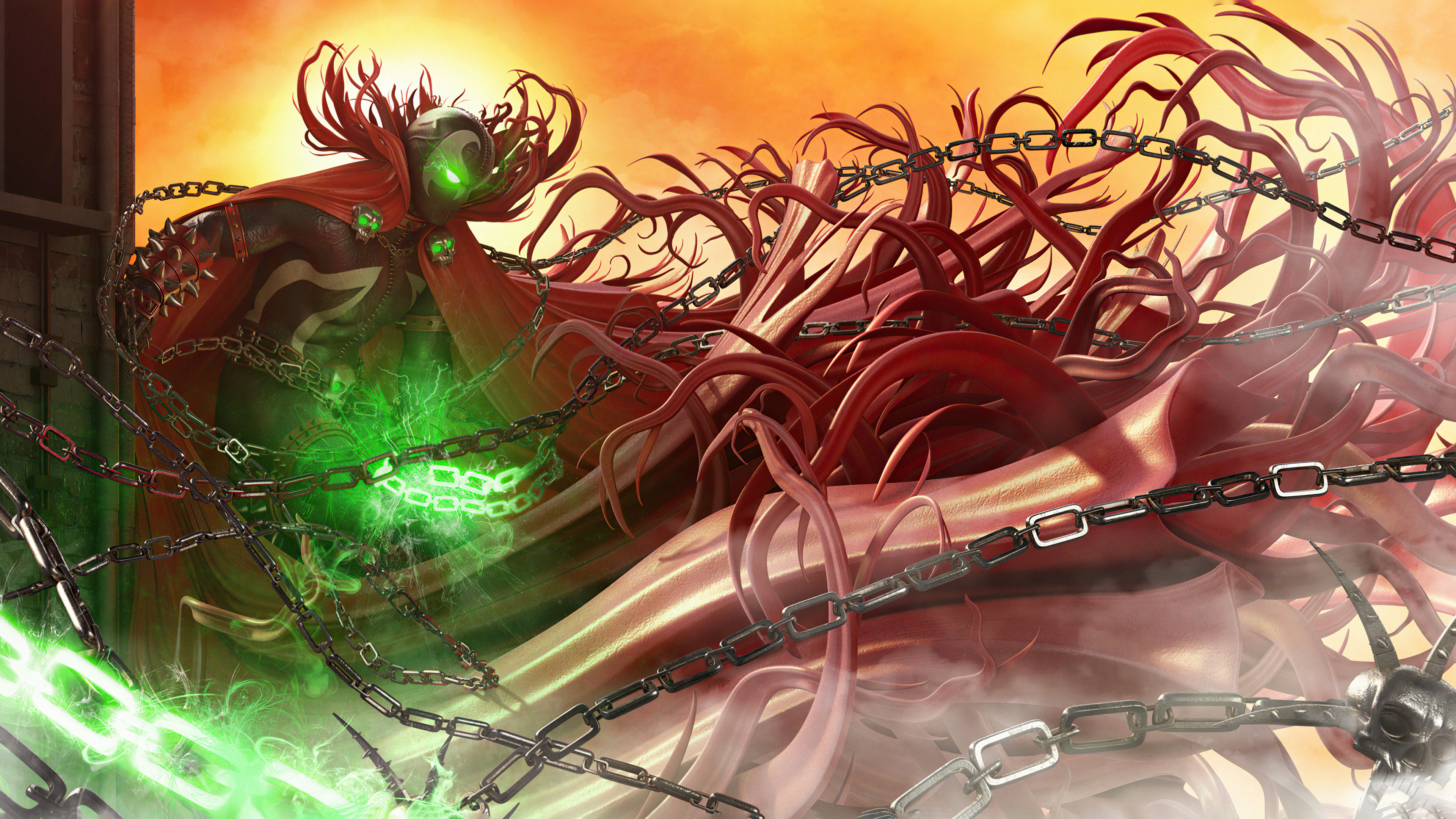 Spawn from Image Comics 4K HD Wallpaper