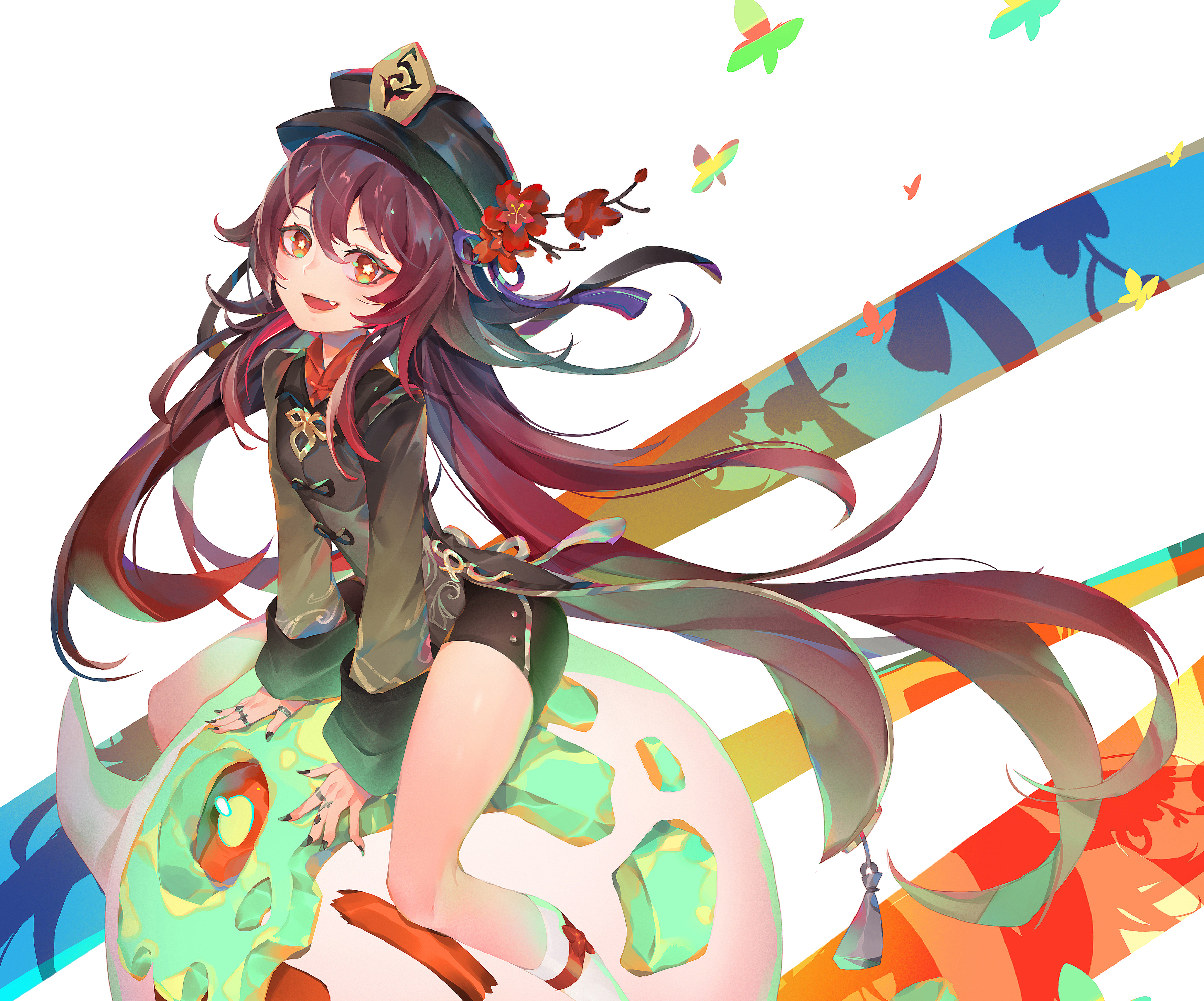 Hu Tao from Genshin Impact HD Wallpaper