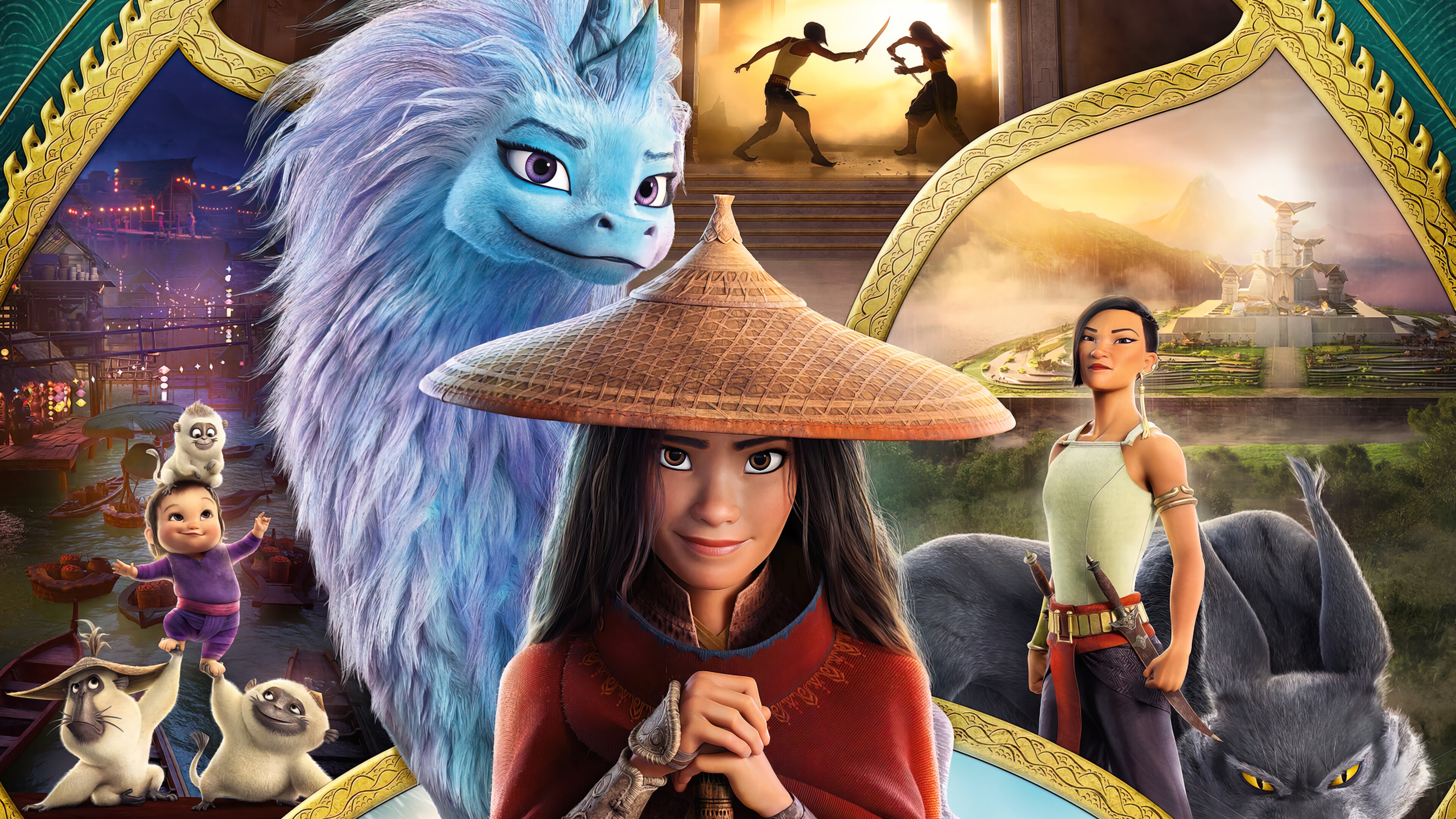 Raya and the Last Dragon 4K HD Wallpaper