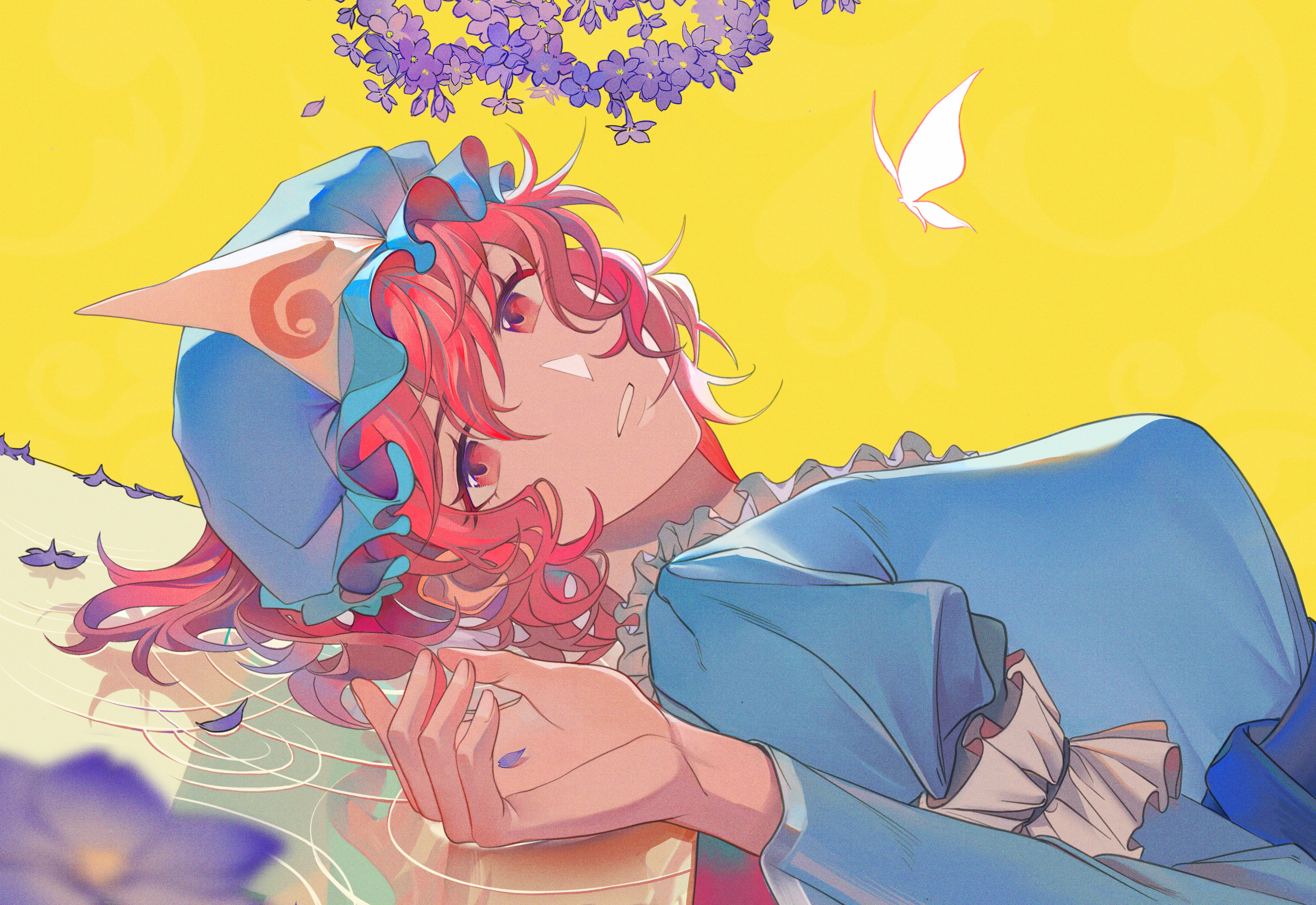 Yuyuko Saigyouji from Touhou HD Wallpaper