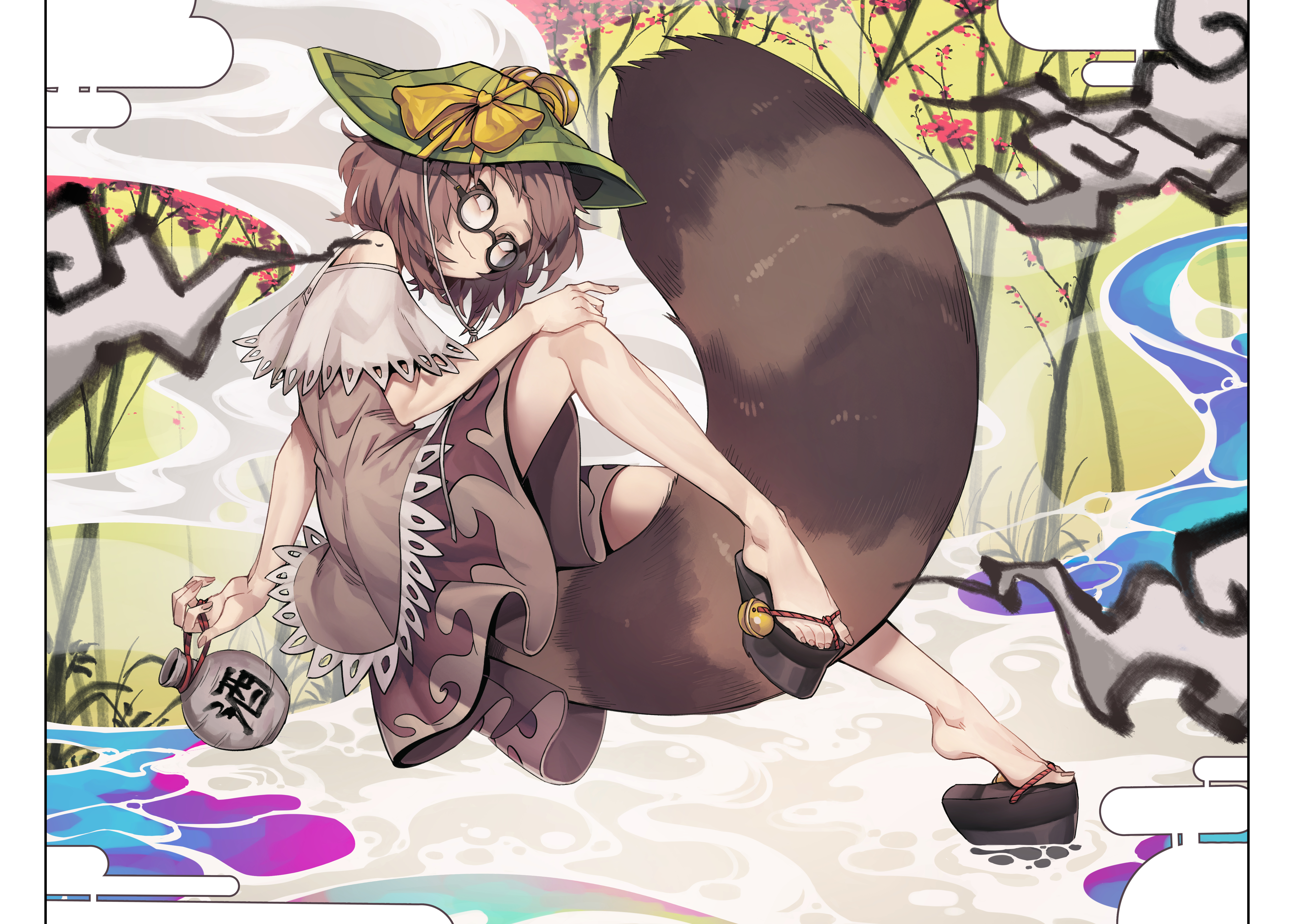 Mamizou Futatsuiwa from Touhou 4K HD Wallpaper