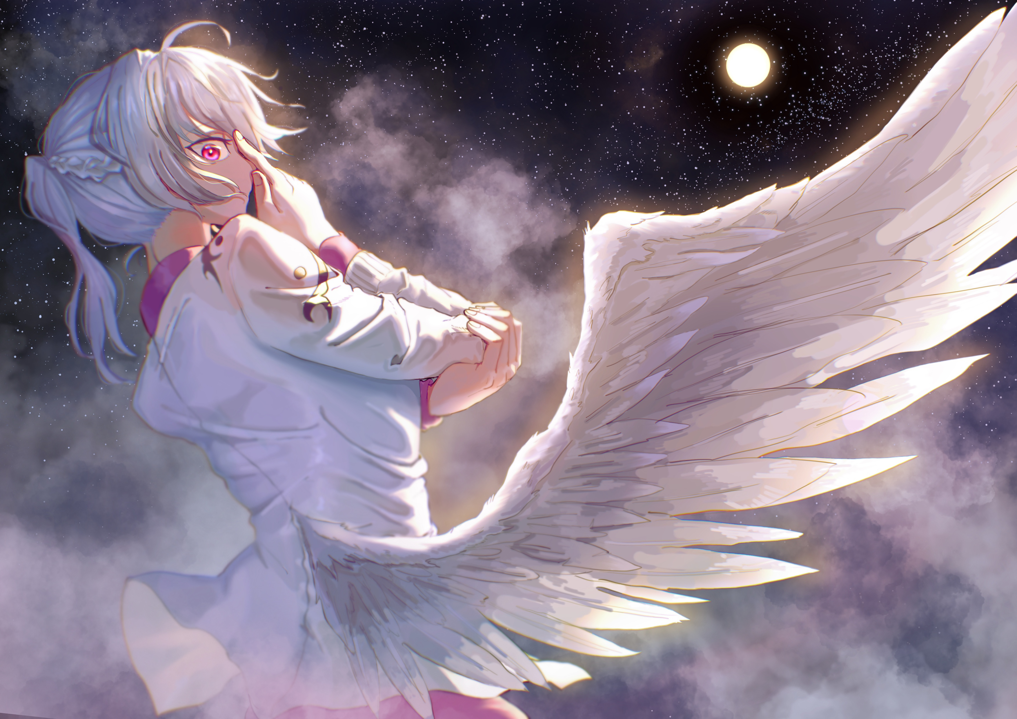 Sagume Kishin with Wings HD Wallpaper