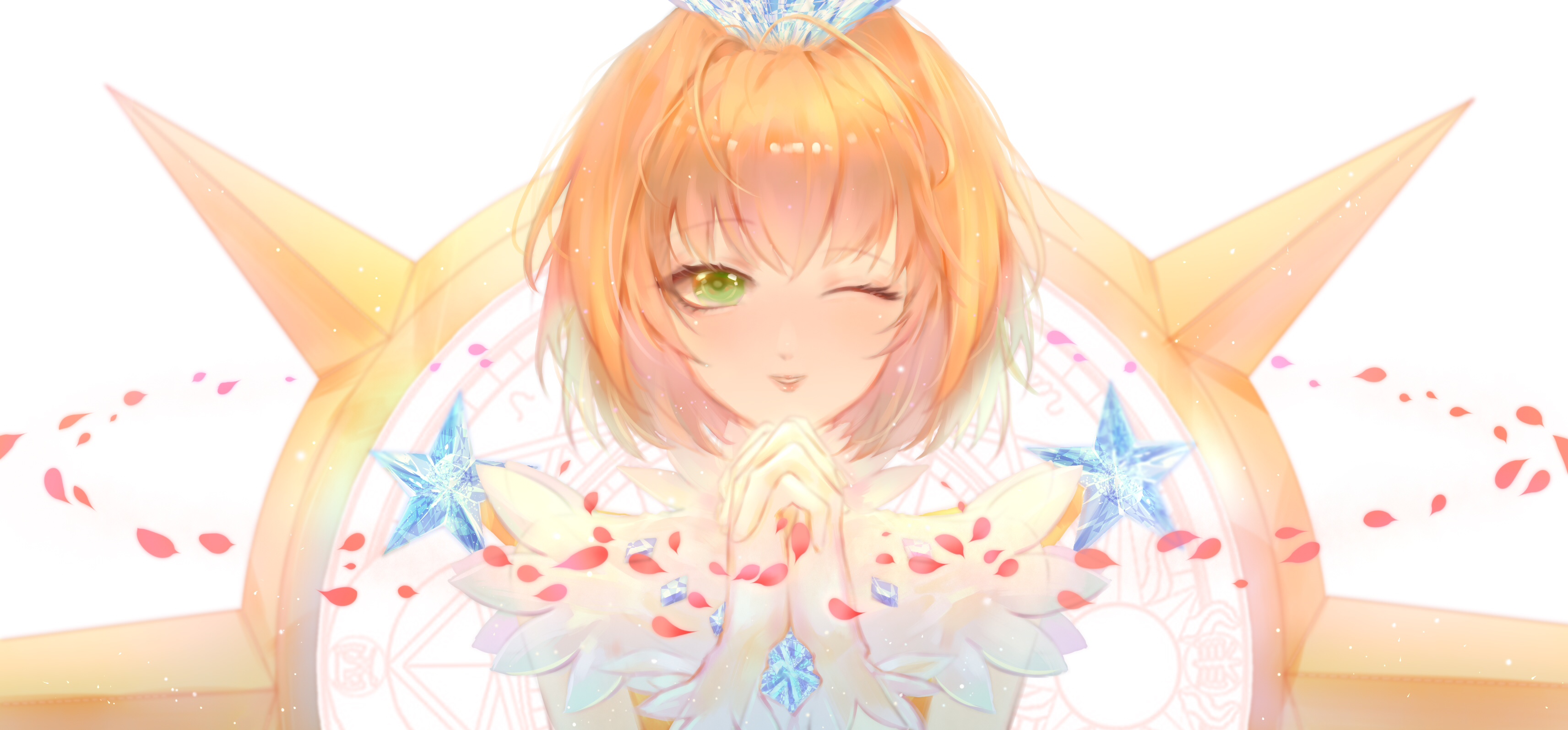 Sakura Kinomoto from Cardcaptor Sakura HD Wallpaper