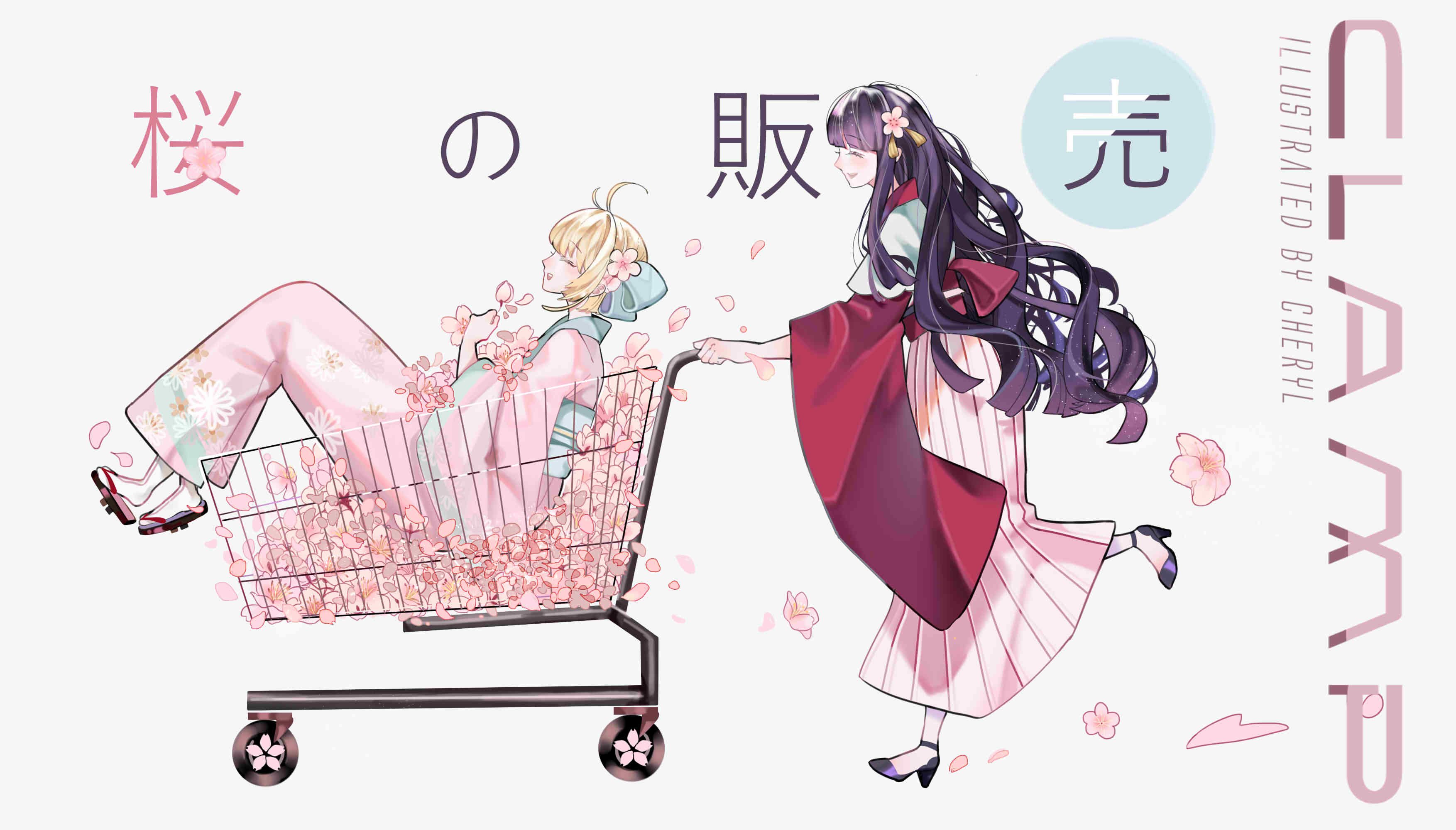 Sakura and Tomoyo from Cardcaptor Sakura HD Wallpaper