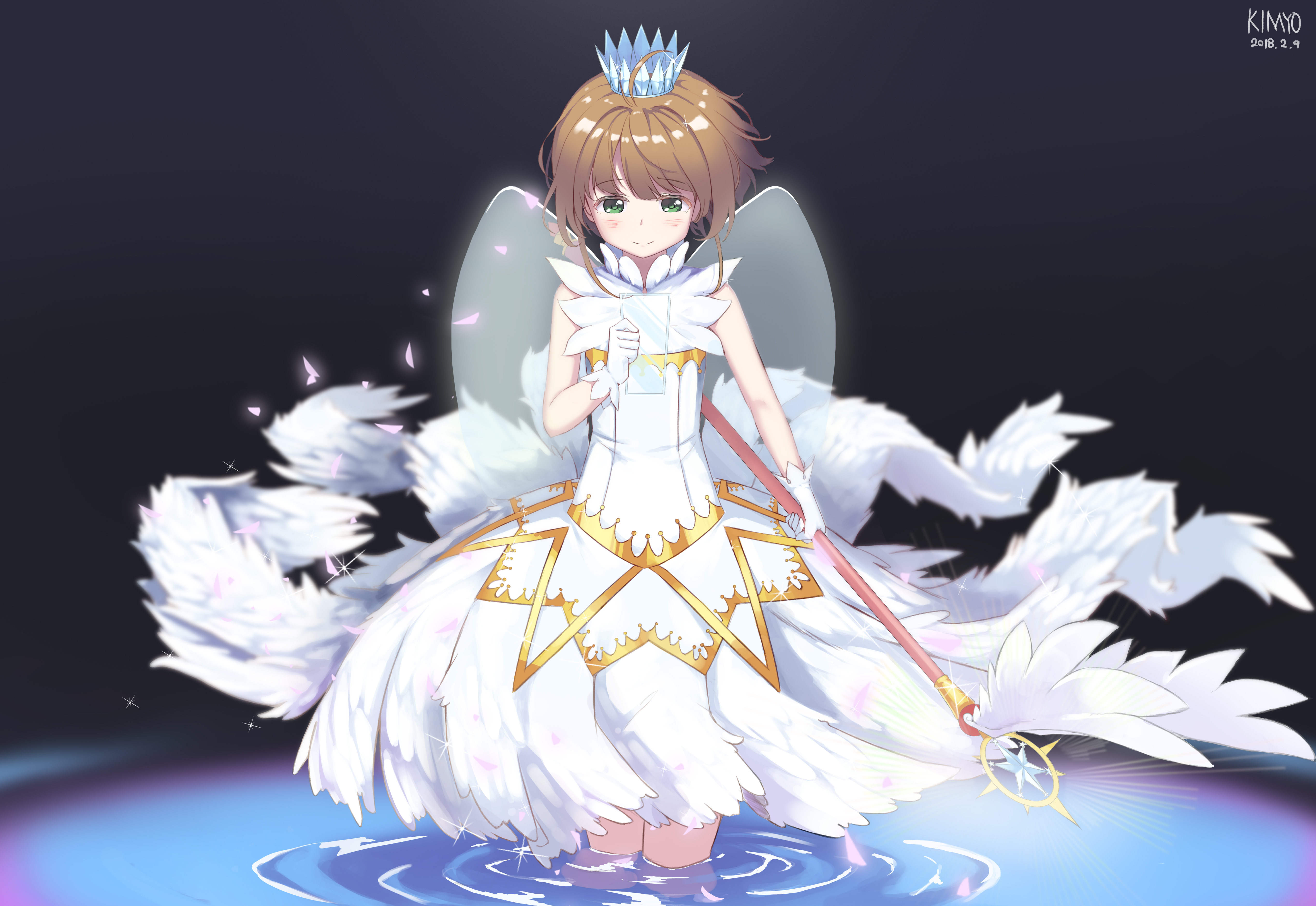 Sakura Kinomoto from Cardcaptor Sakura 4K HD Wallpaper