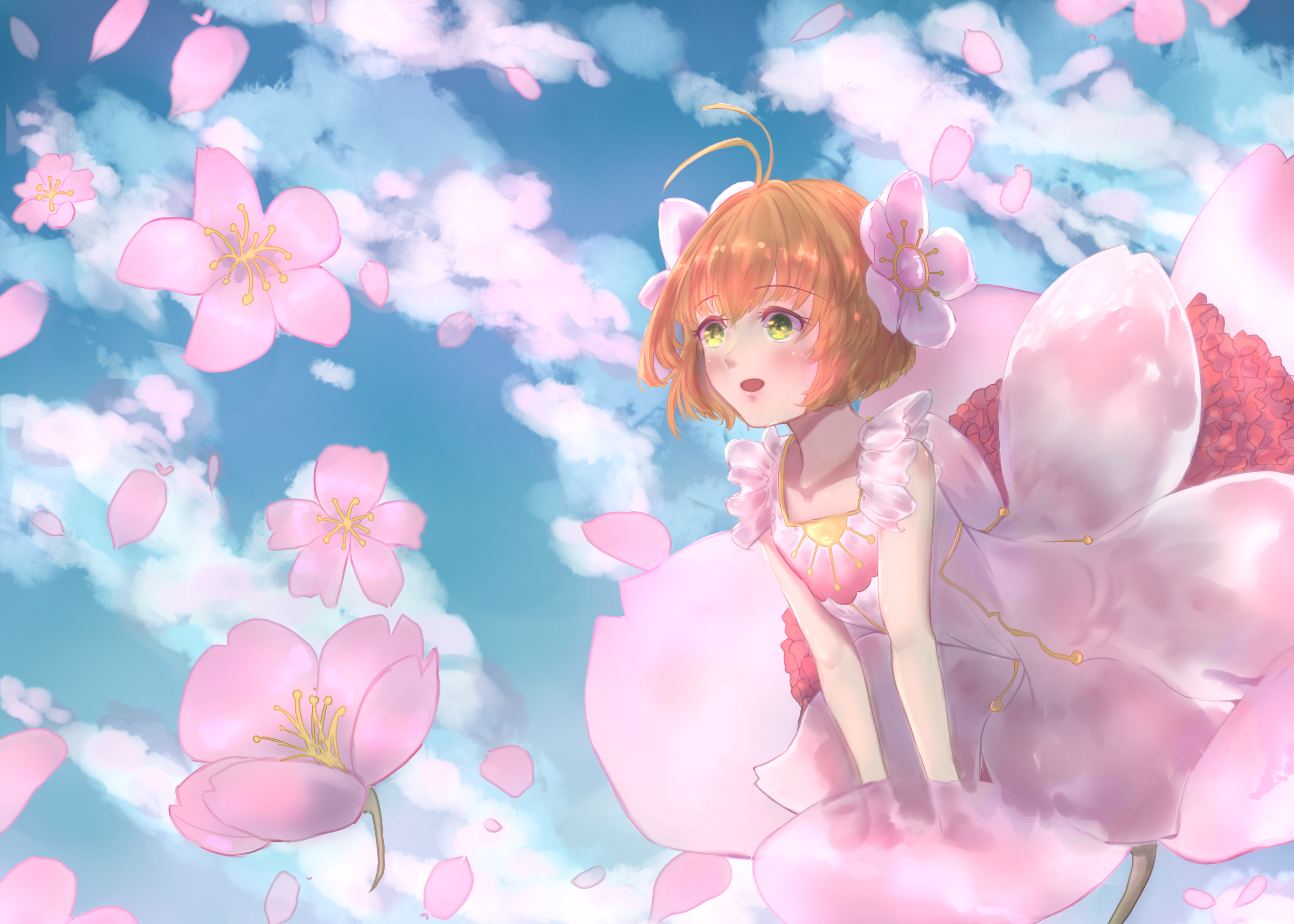 Sakura Kinomoto from Cardcaptor Sakura HD Wallpaper