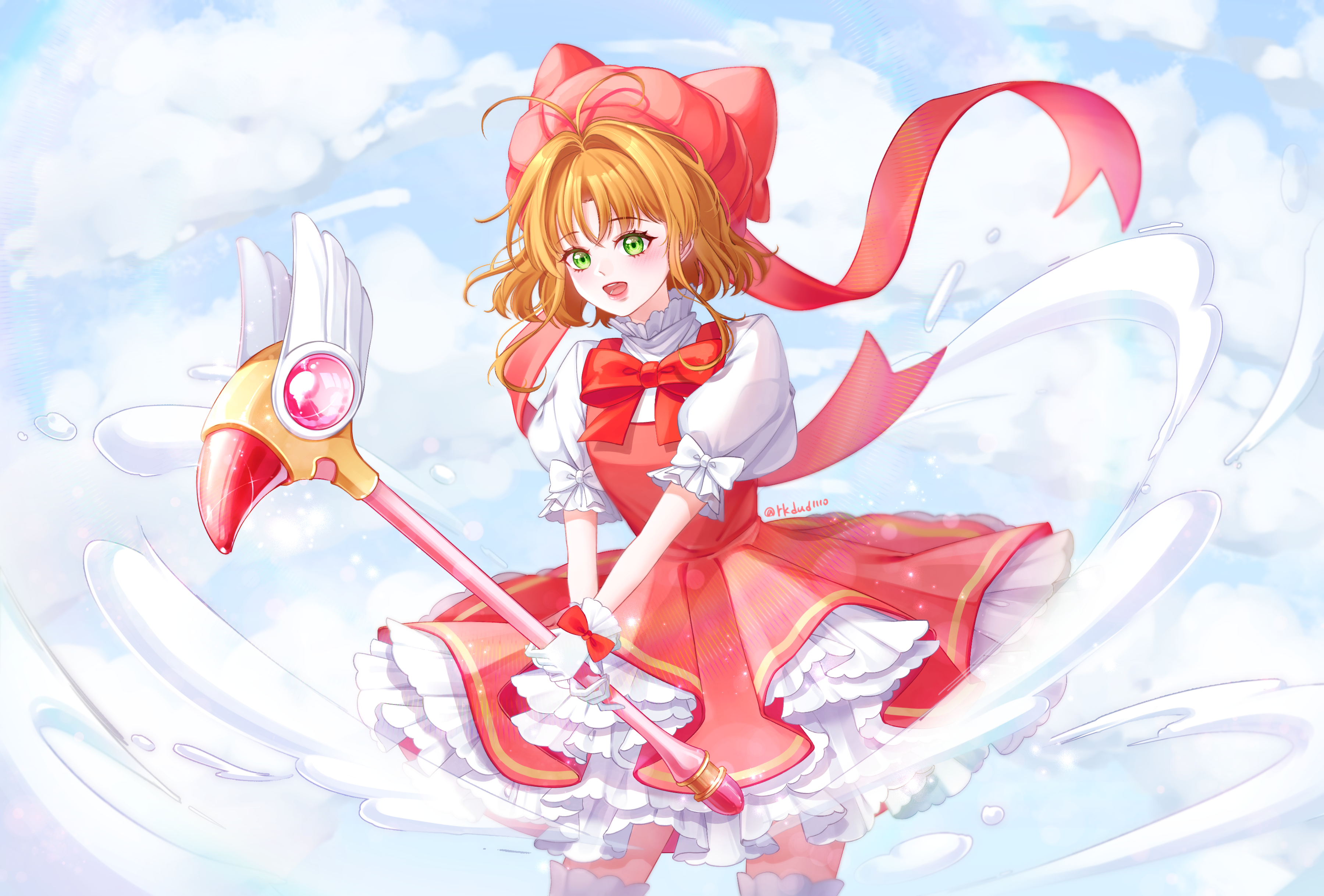 Sakura Kinomoto from Cardcaptor Sakura HD Wallpaper