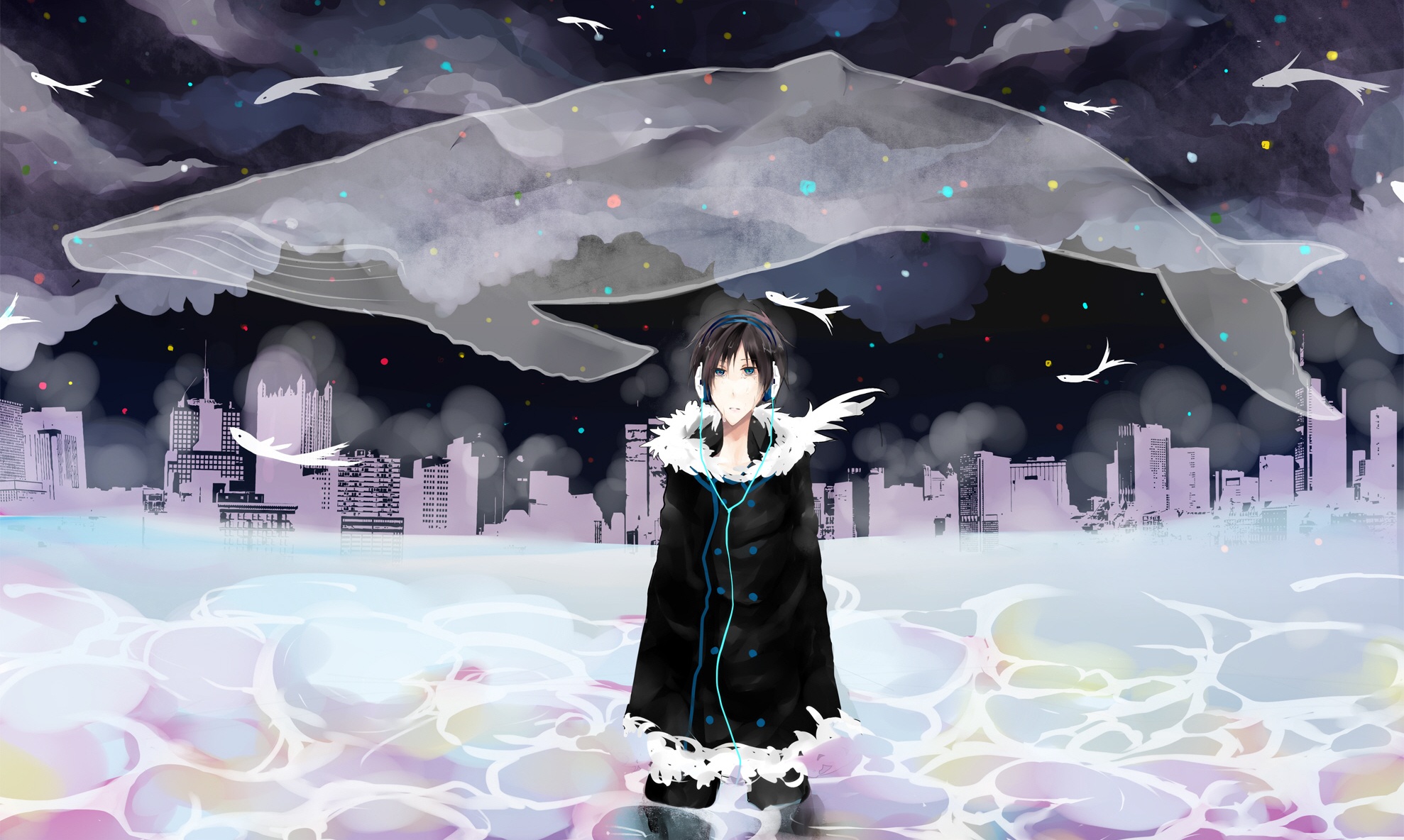 Izaya Orihara from Durarara!! HD Wallpaper