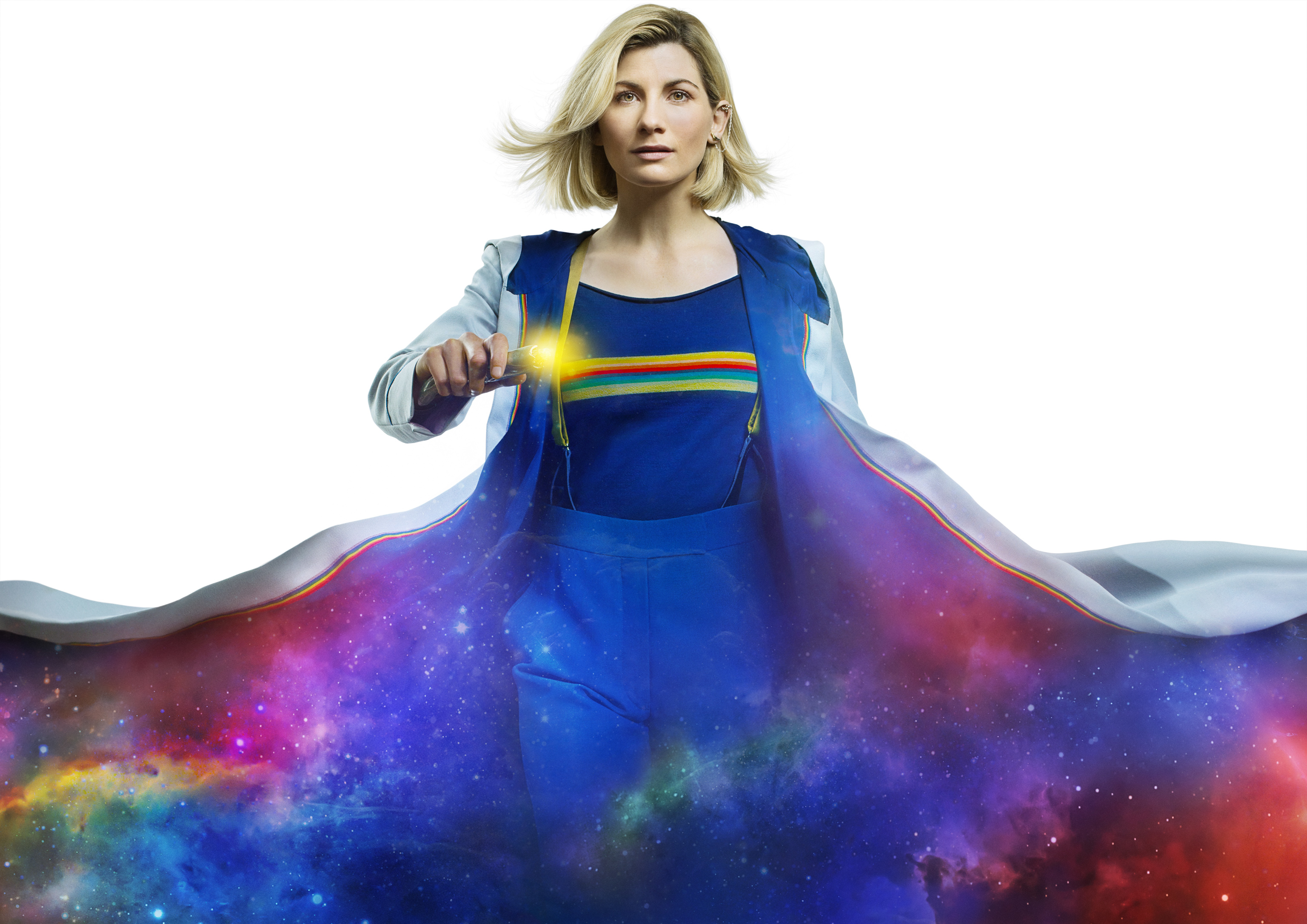 Jodie Whittaker as the Doctor from Doctor Who HD Wallpaper