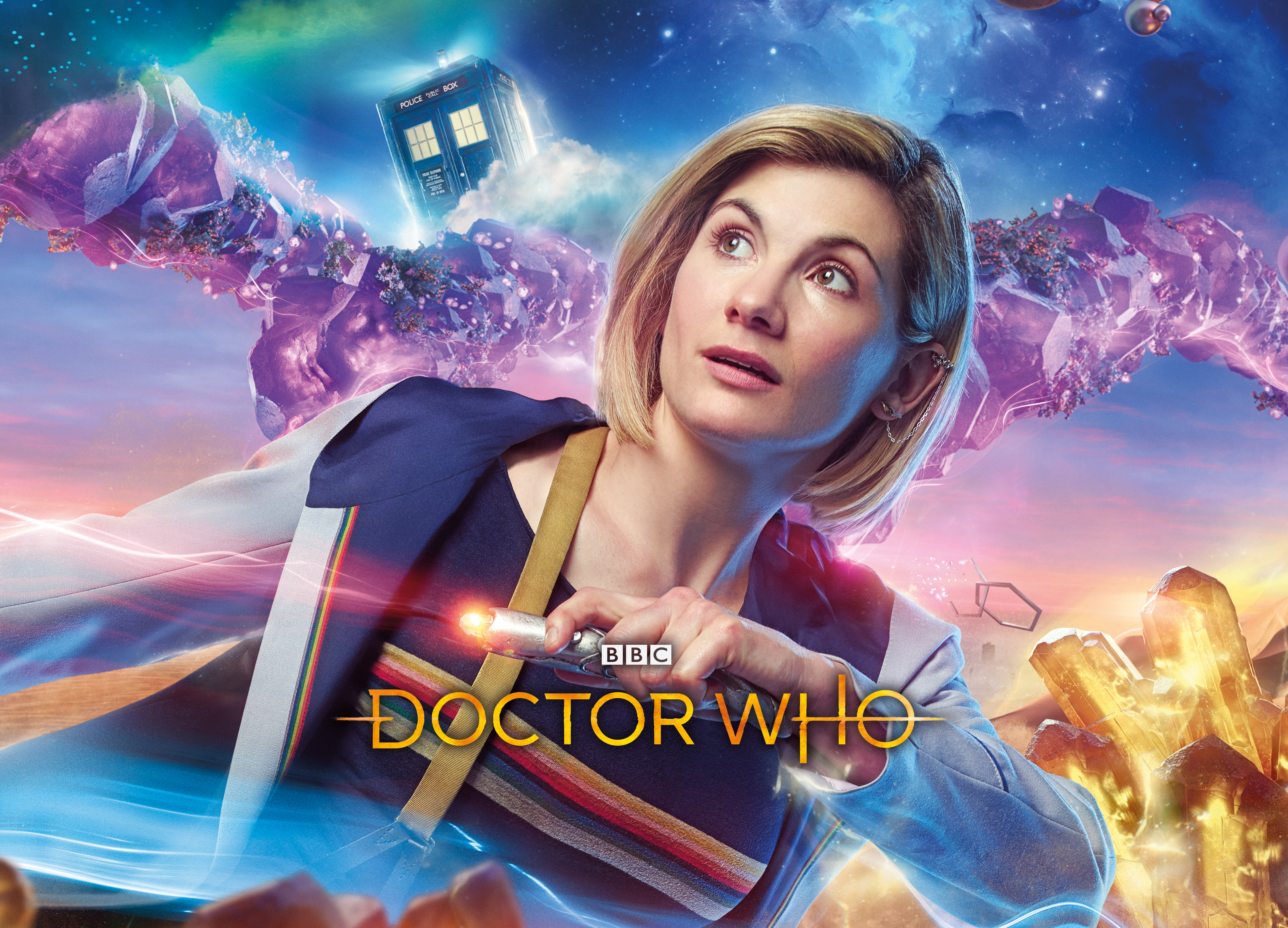 Jodie Whittaker as Doctor Who 4K HD Wallpaper