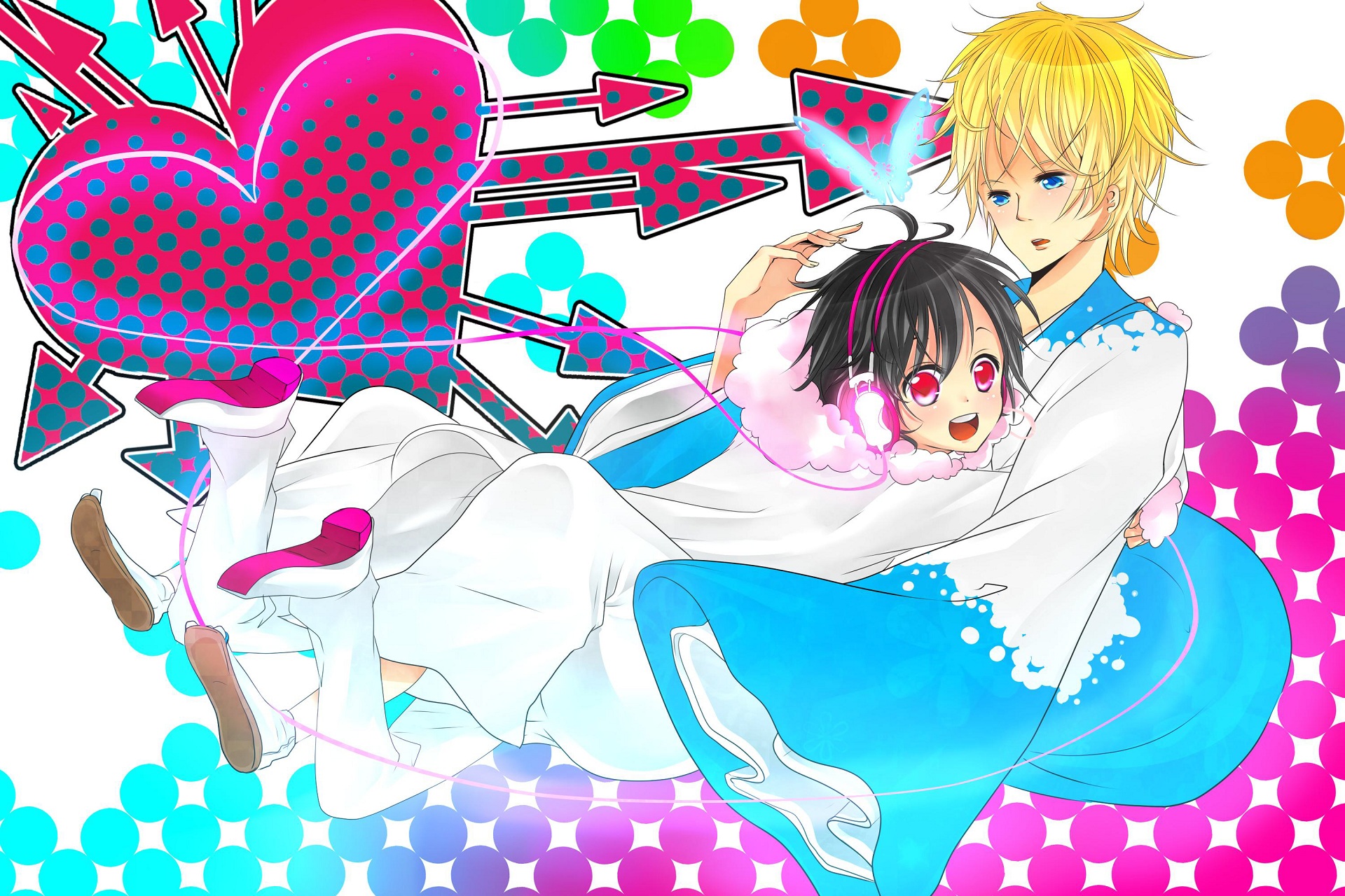 Izaya Orihara and Shizuo Heiwajima from Durarara!! HD Wallpaper