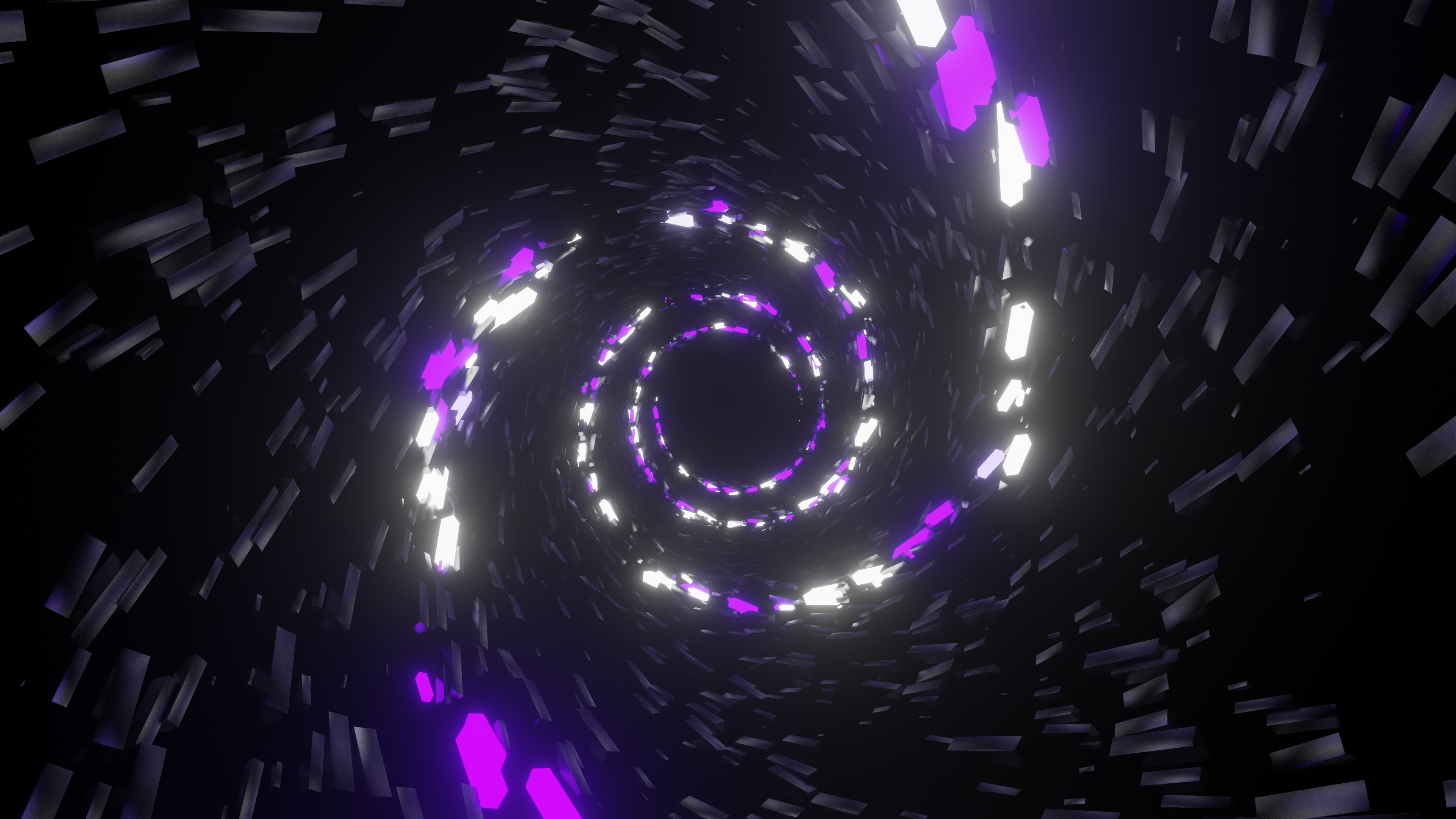 Abstract purple and white spiral vortex HD Wallpaper