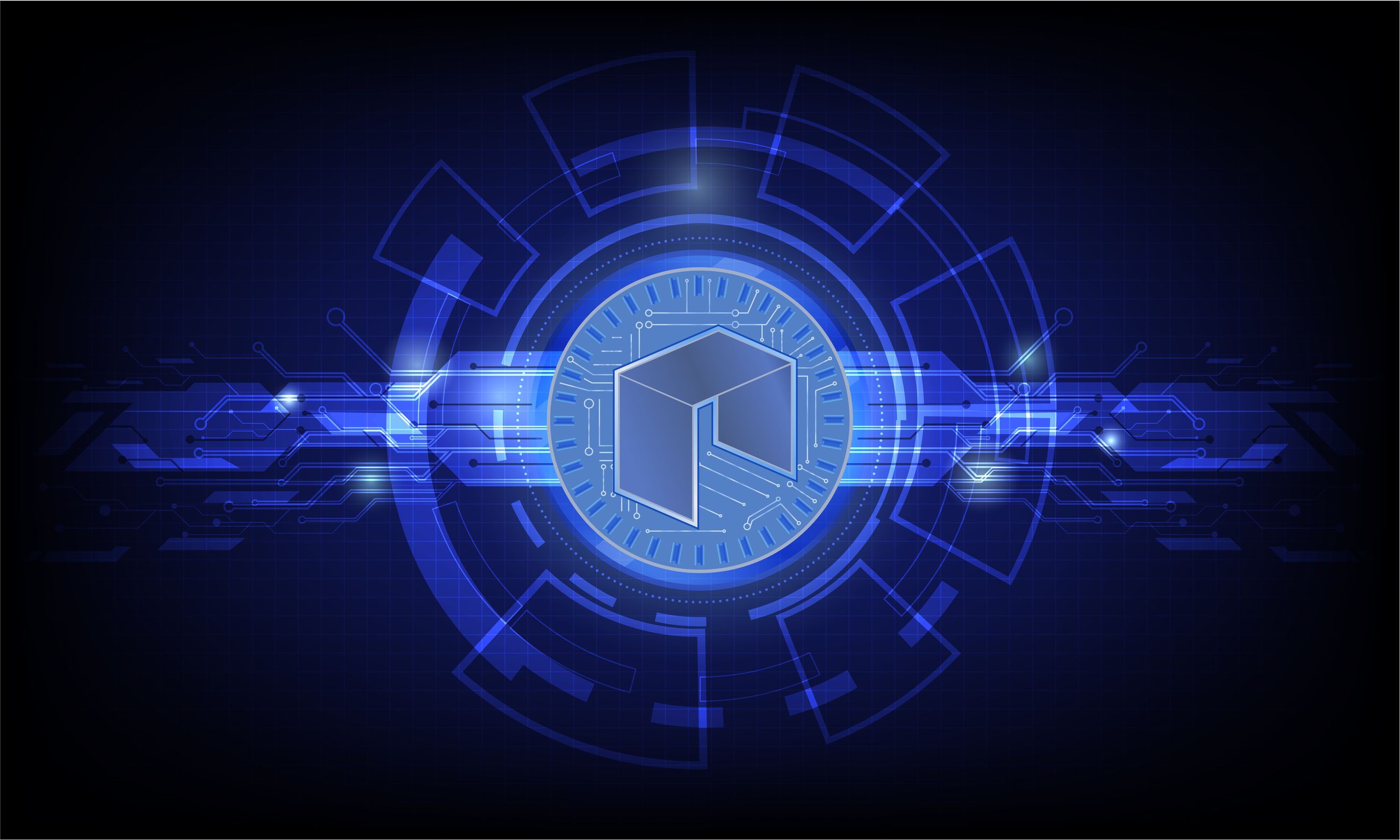 NEO Cryptocurrency Logo Digital Art HD Wallpaper
