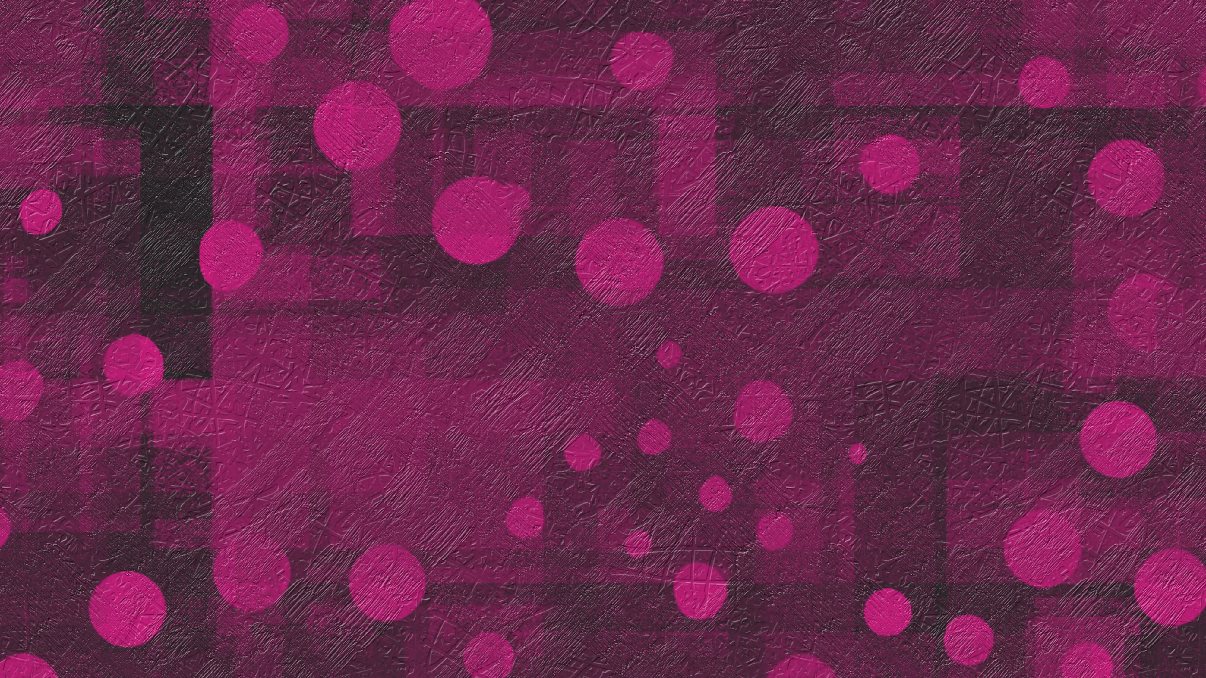 Abstract Pink Circles Texture 4K HD Wallpaper