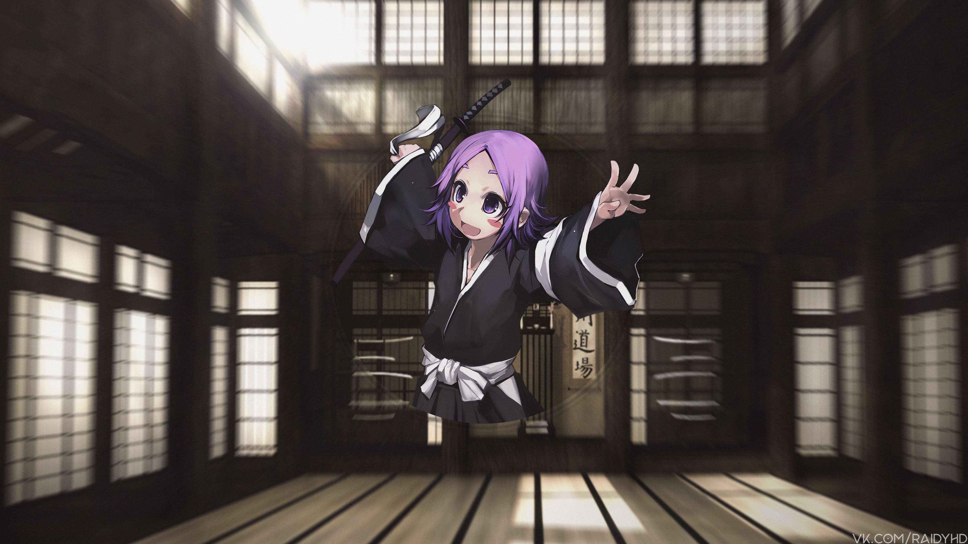Yachiru Kusajishi from Bleach 4K HD Wallpaper