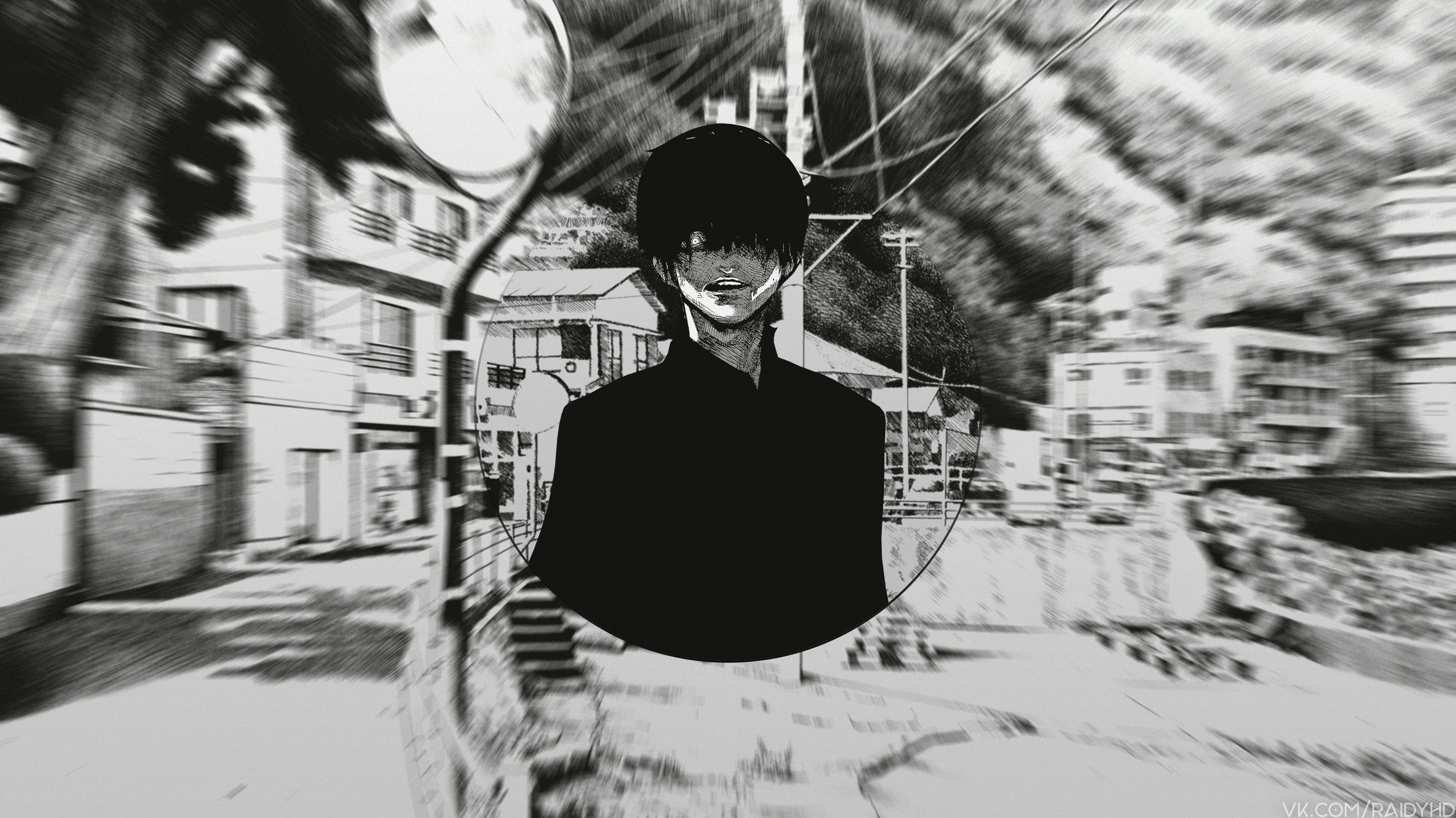 Ken Kaneki from Tokyo Ghoul 4K HD Wallpaper