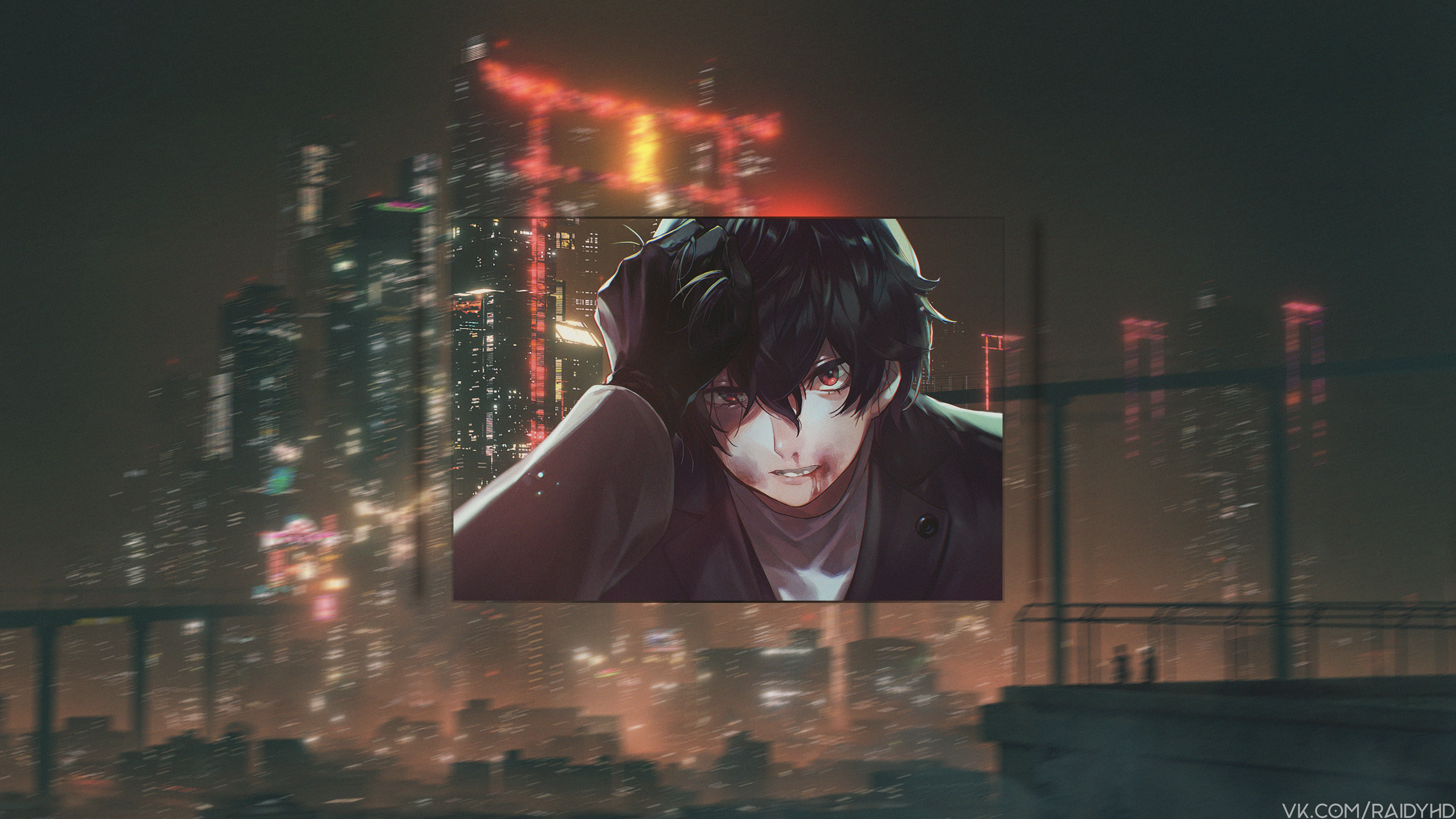 Akira Kurusu from Persona 5: The Animation 4K HD Wallpaper