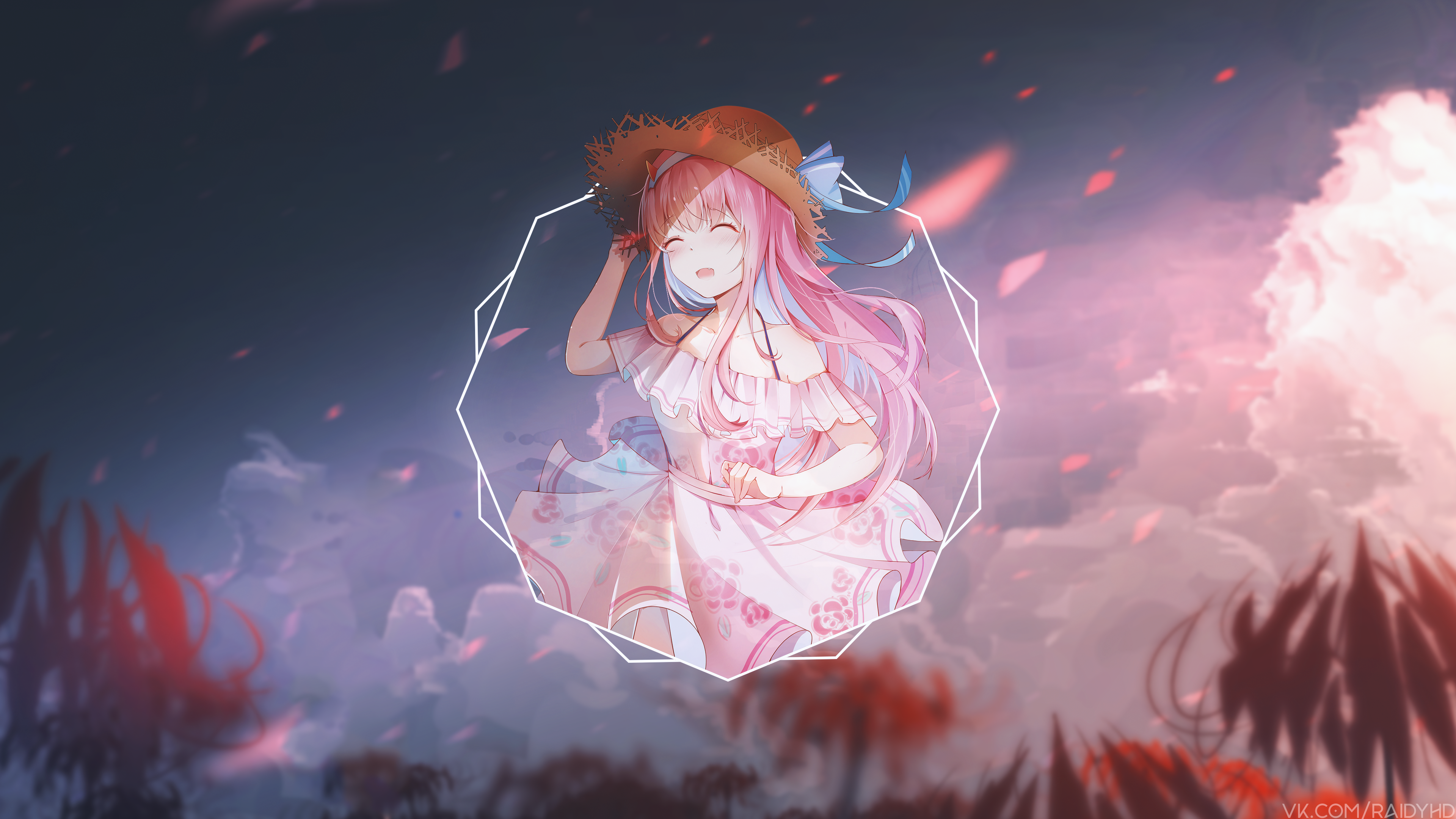 Zero Two from Darling in the FranXX 4K HD Wallpaper
