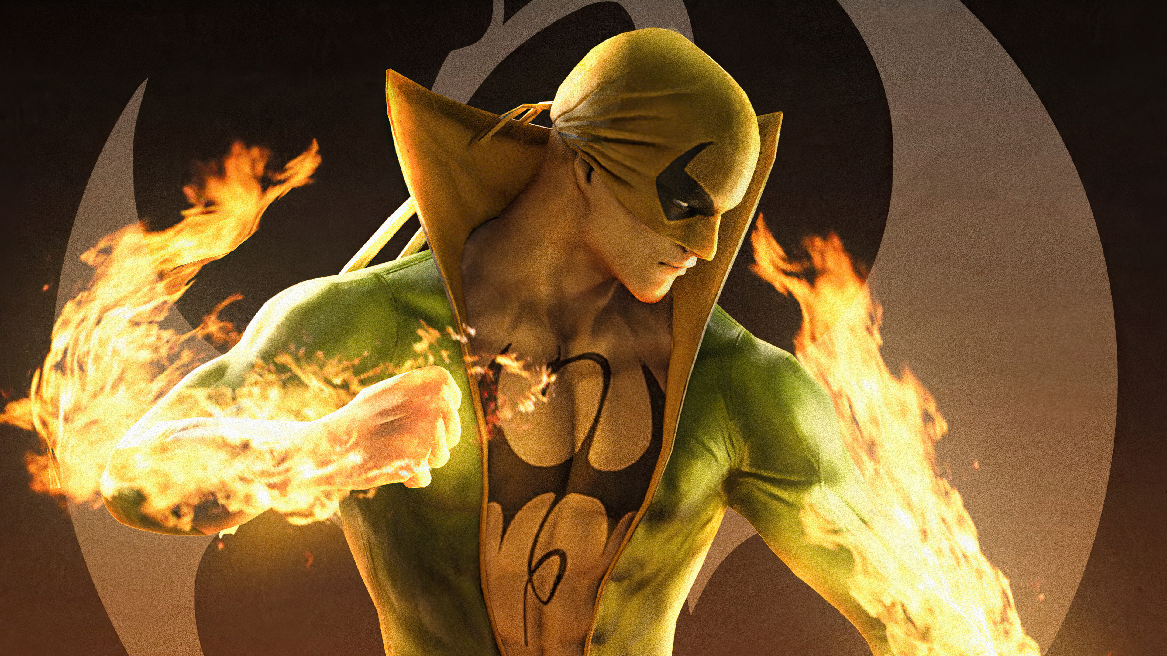 Iron Fist from Marvel Comics 4K HD Wallpaper