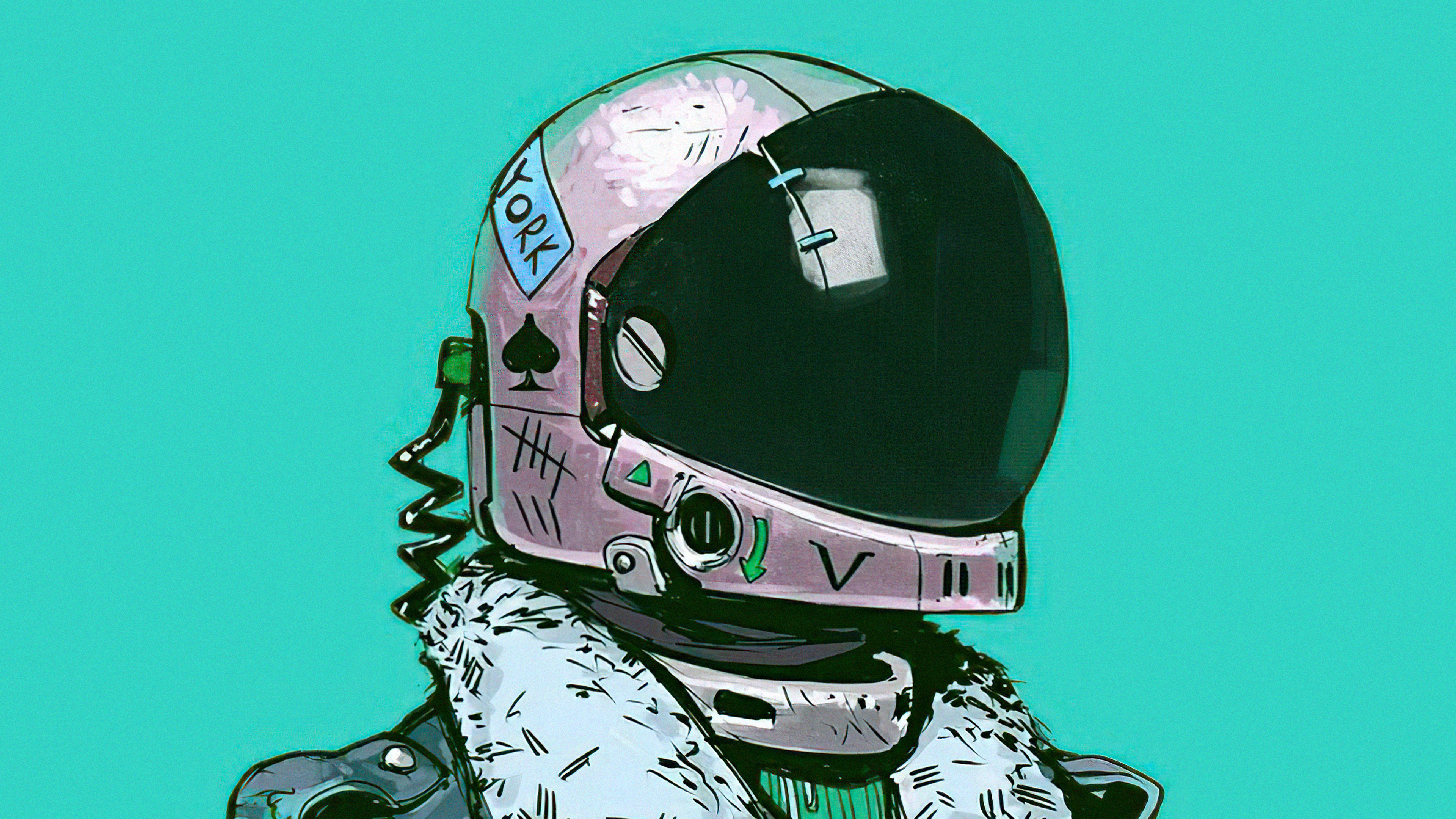 Sci Fi Astronaut HD Wallpaper