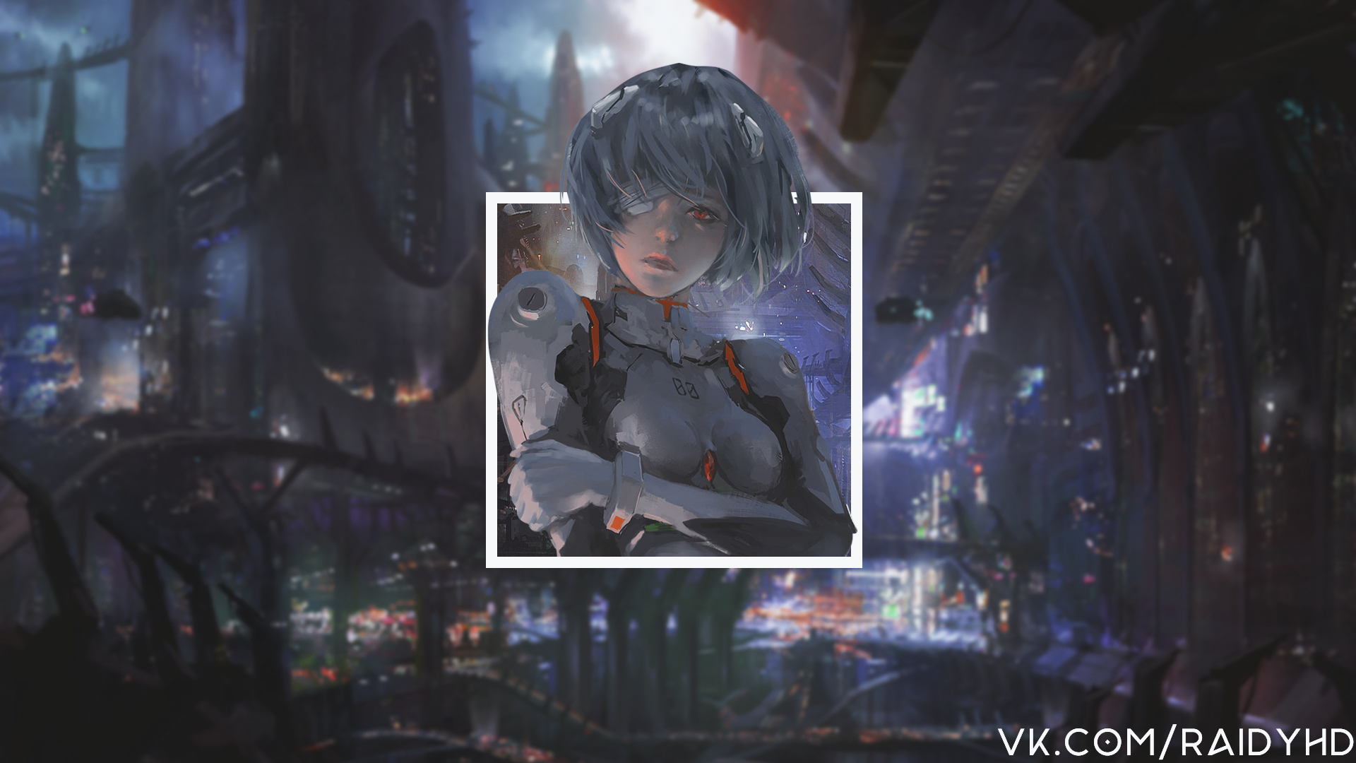 Rei Ayanami from Neon Genesis Evangelion HD Wallpaper