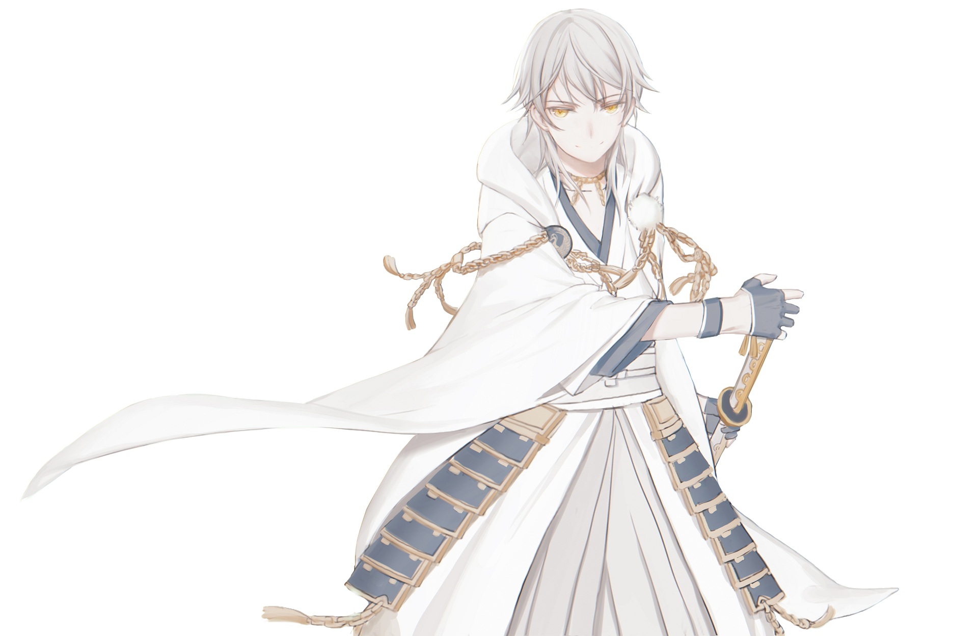 Tsurumaru Kuninaga from Touken Ranbu HD Wallpaper
