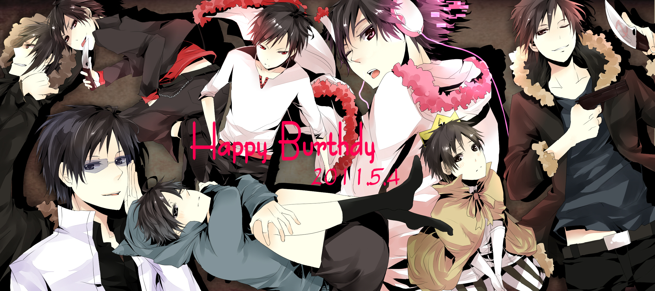 Izaya Orihara from Durarara!! HD Wallpaper
