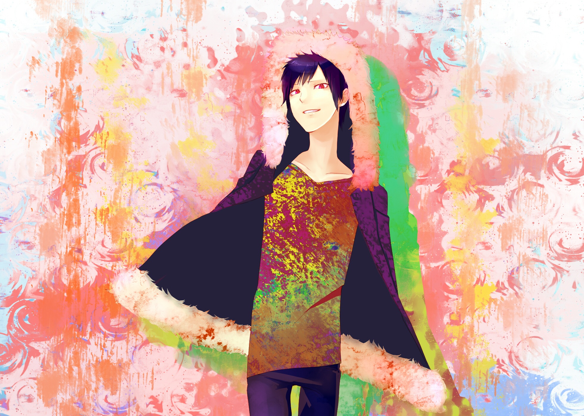 Izaya Orihara from Durarara!! HD Wallpaper