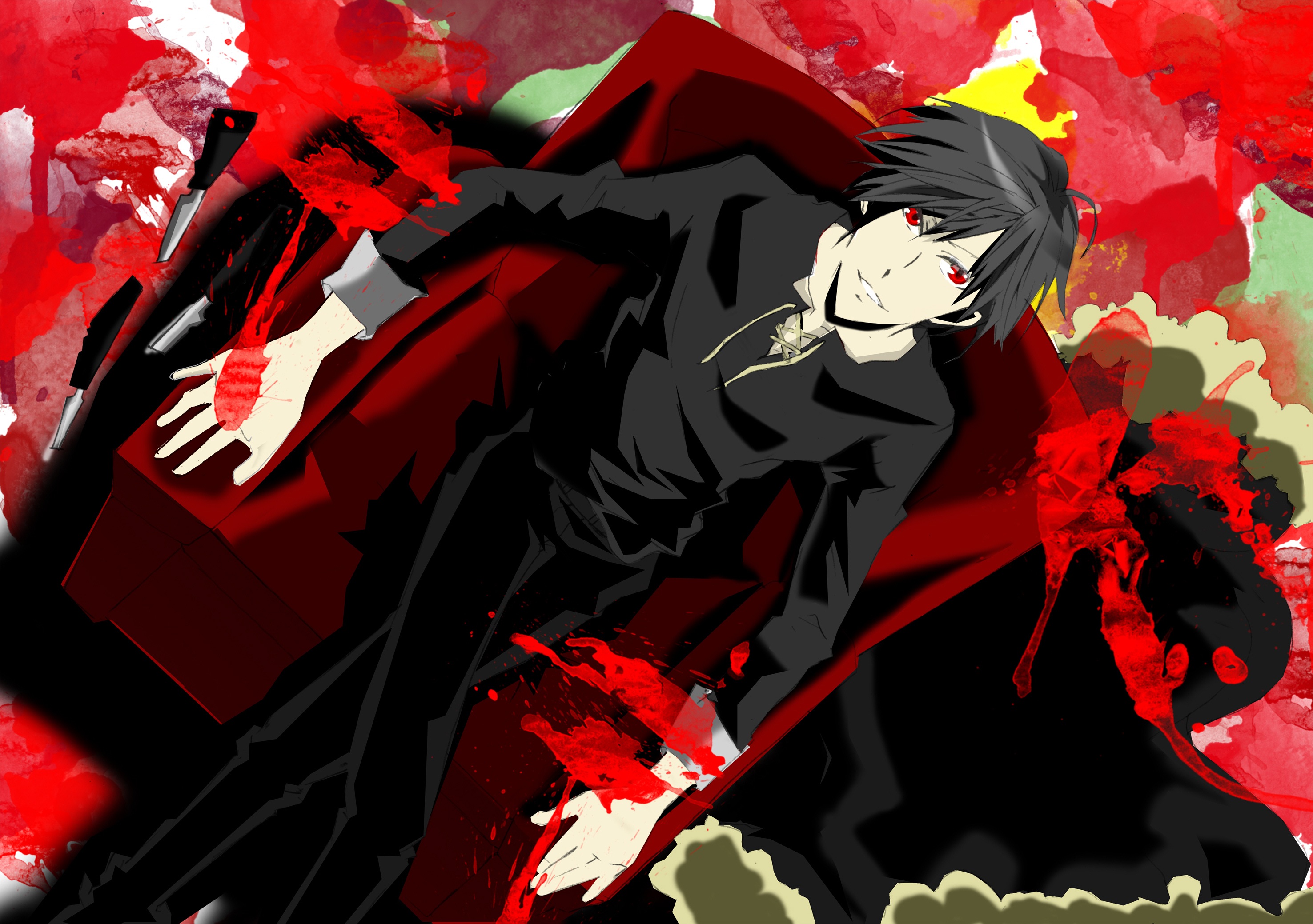 Izaya Orihara from Durarara!! HD Wallpaper