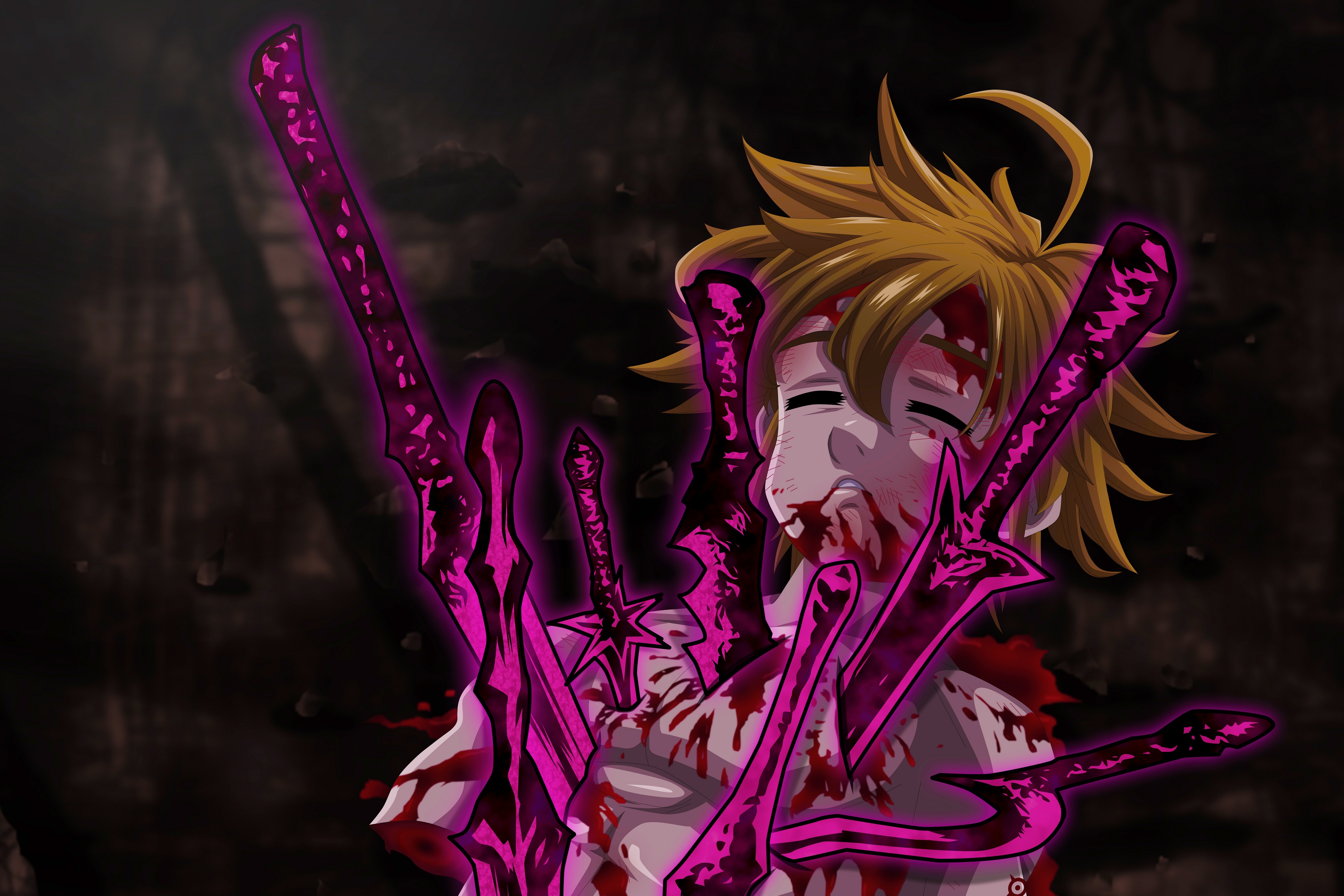 Meliodas from The Seven Deadly Sins 4K HD Wallpaper