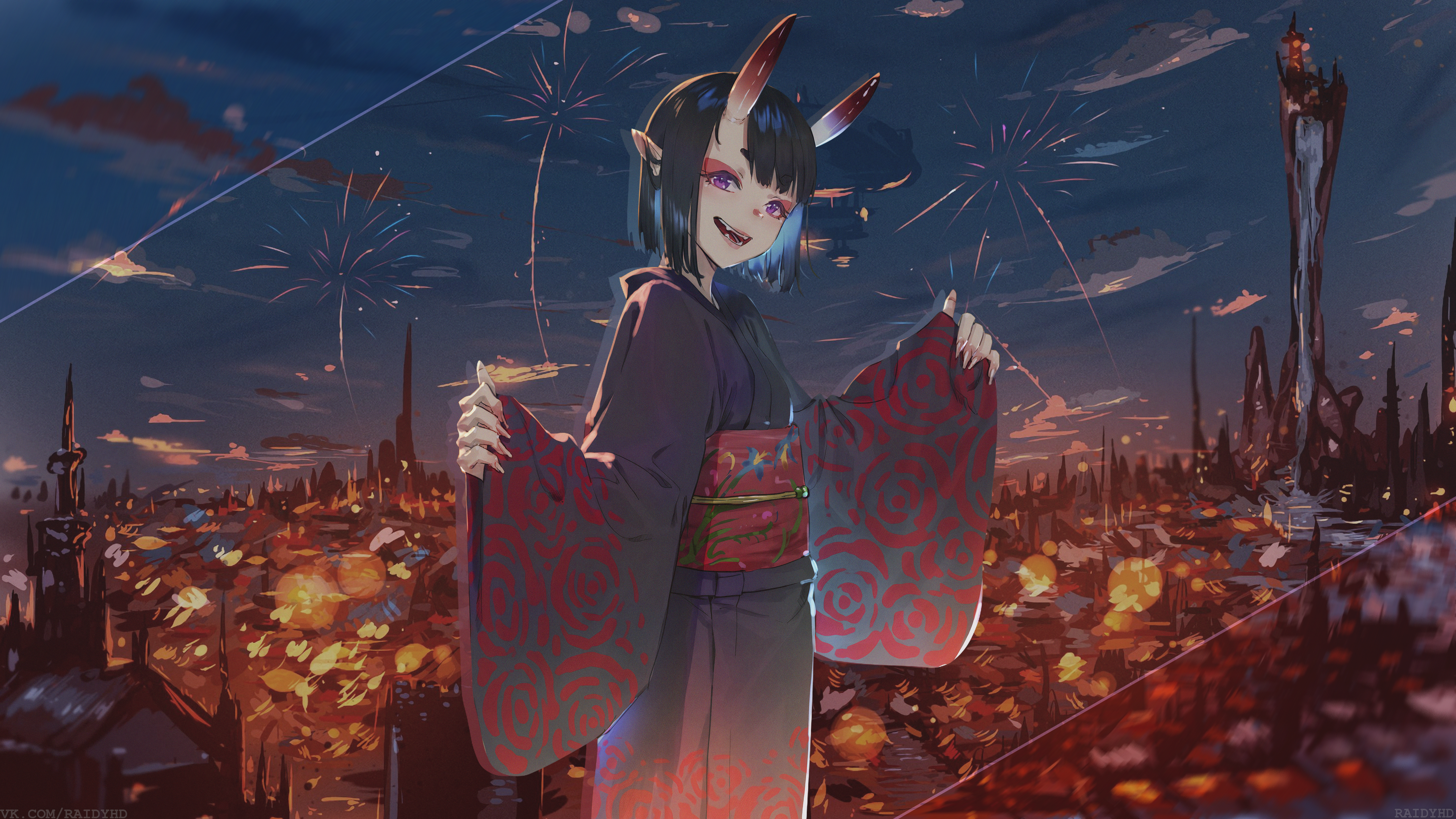 Shuten Dōji 4K HD Wallpaper