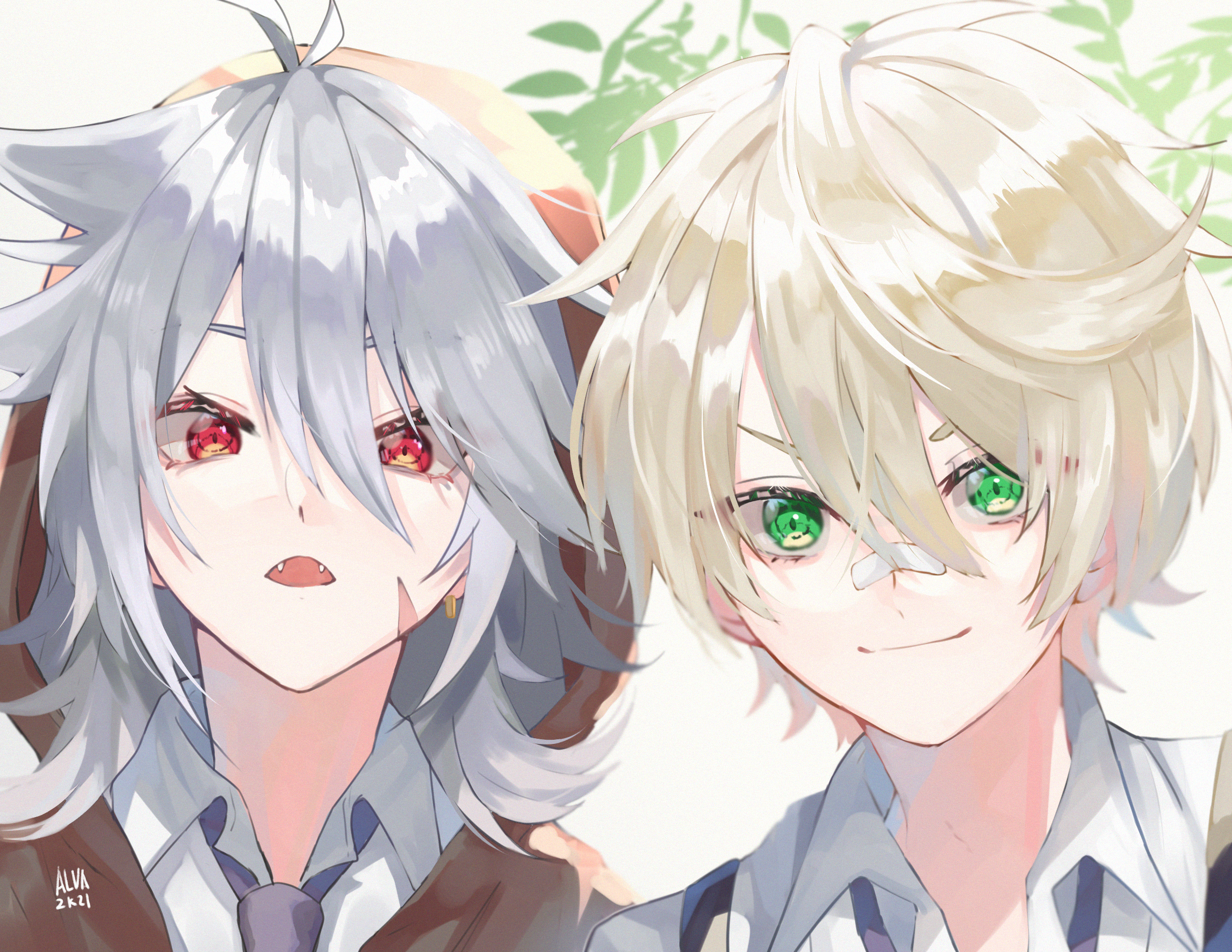 Razor and Bennett from Genshin Impact HD Wallpaper