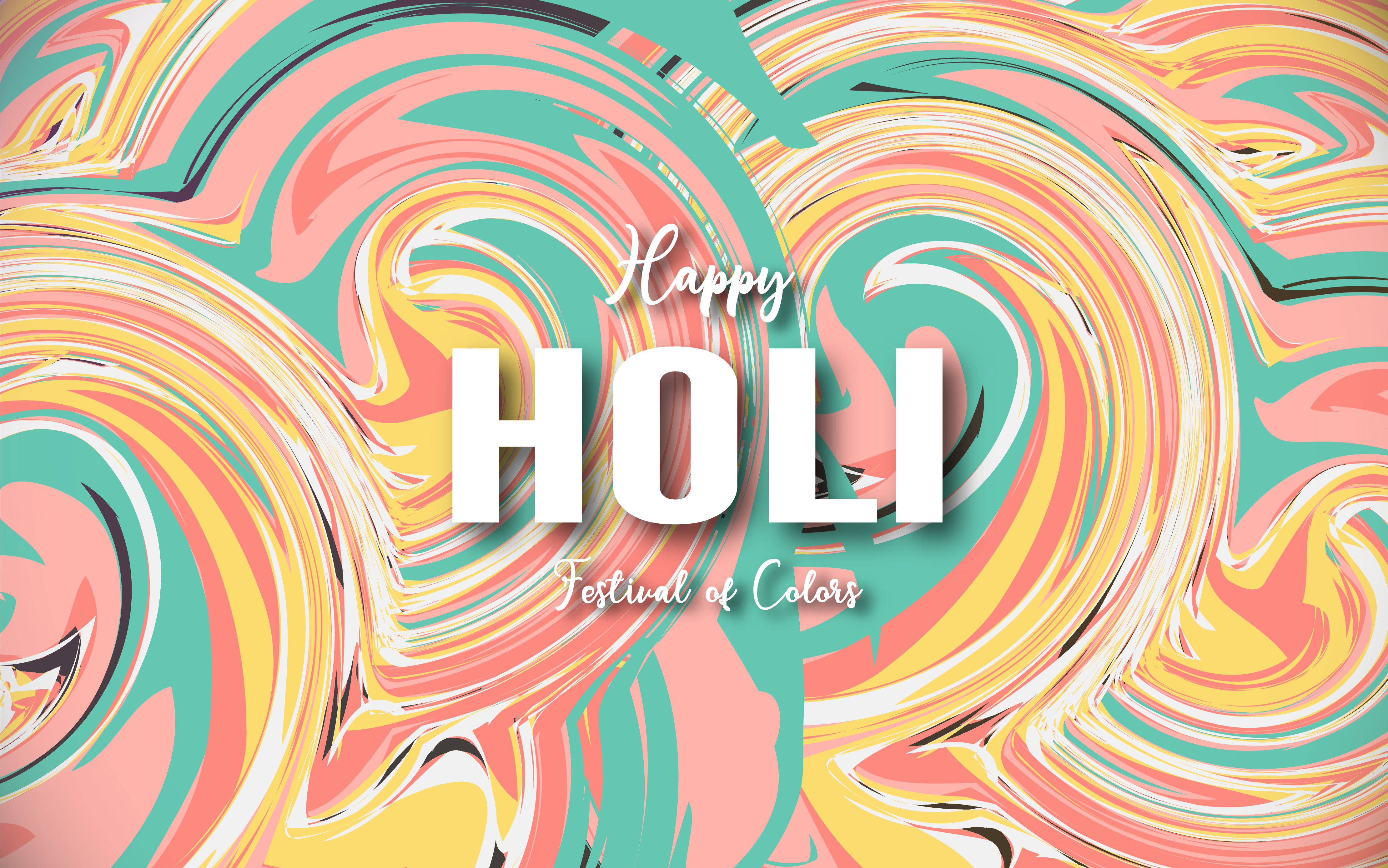 Happy Holi Festival of Colors 4K HD Wallpaper