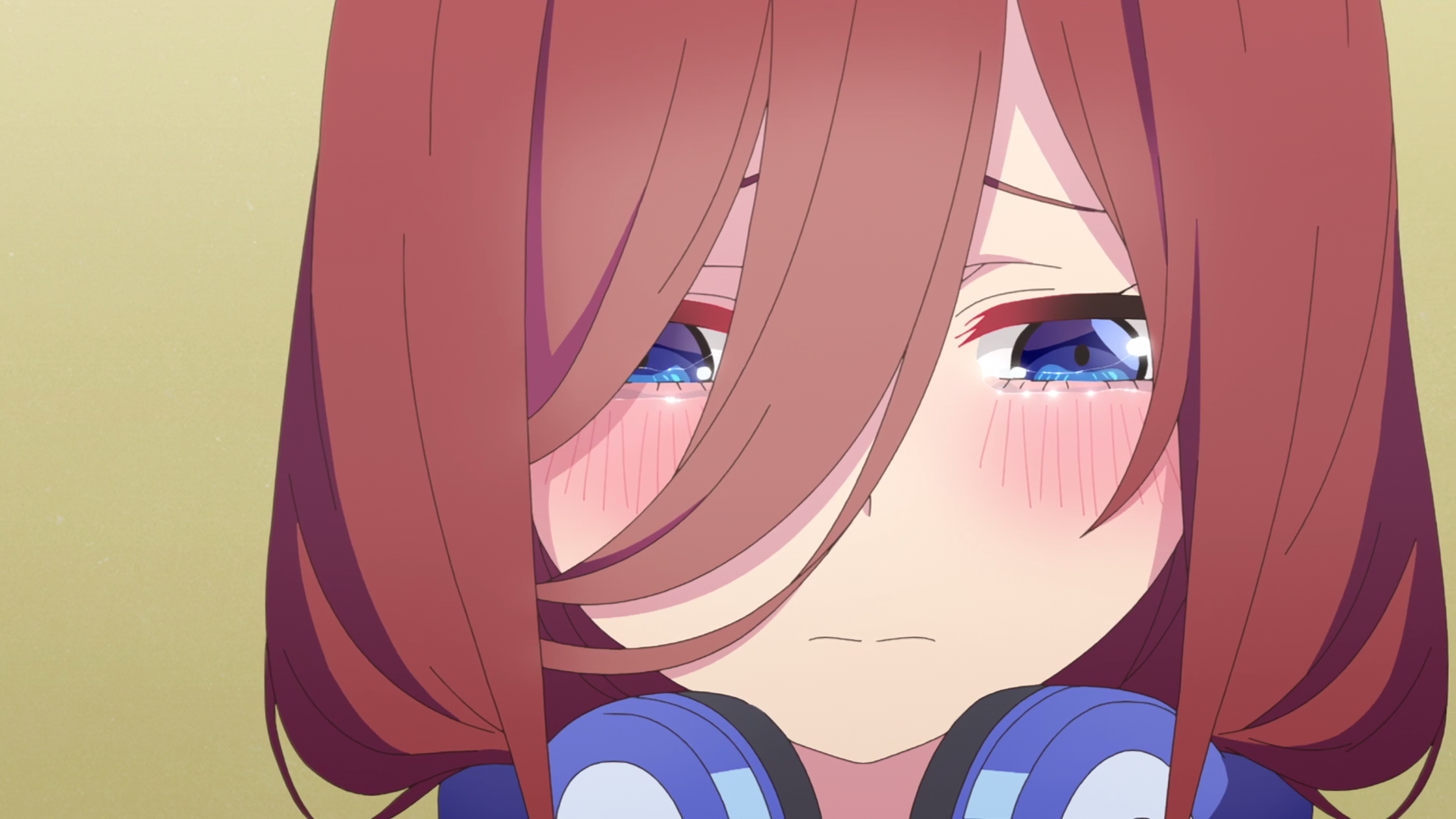 Miku Nakano from The Quintessential Quintuplets crying HD Wallpaper