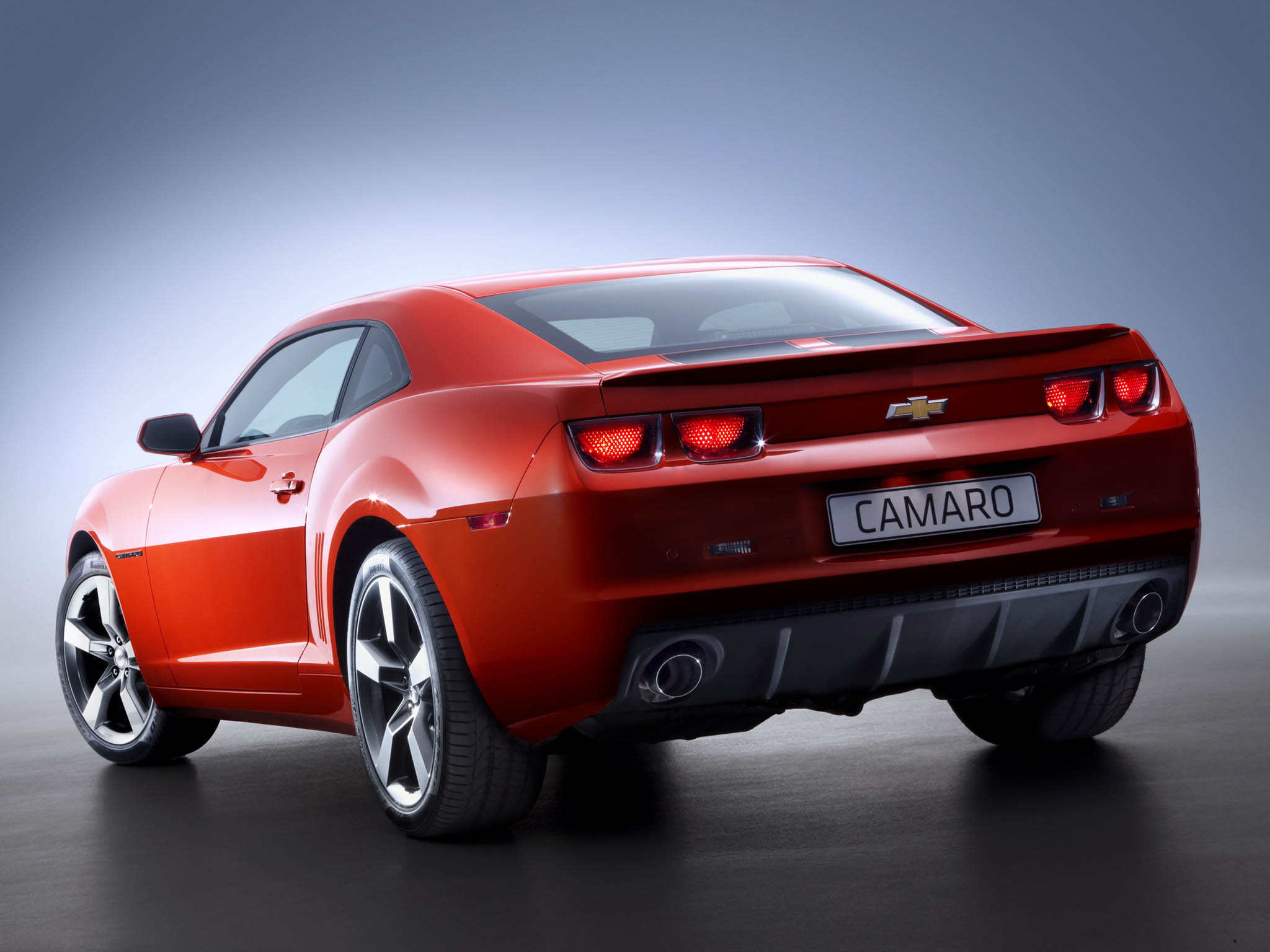Red 2012 Chevrolet Camaro Coupe HD Wallpaper