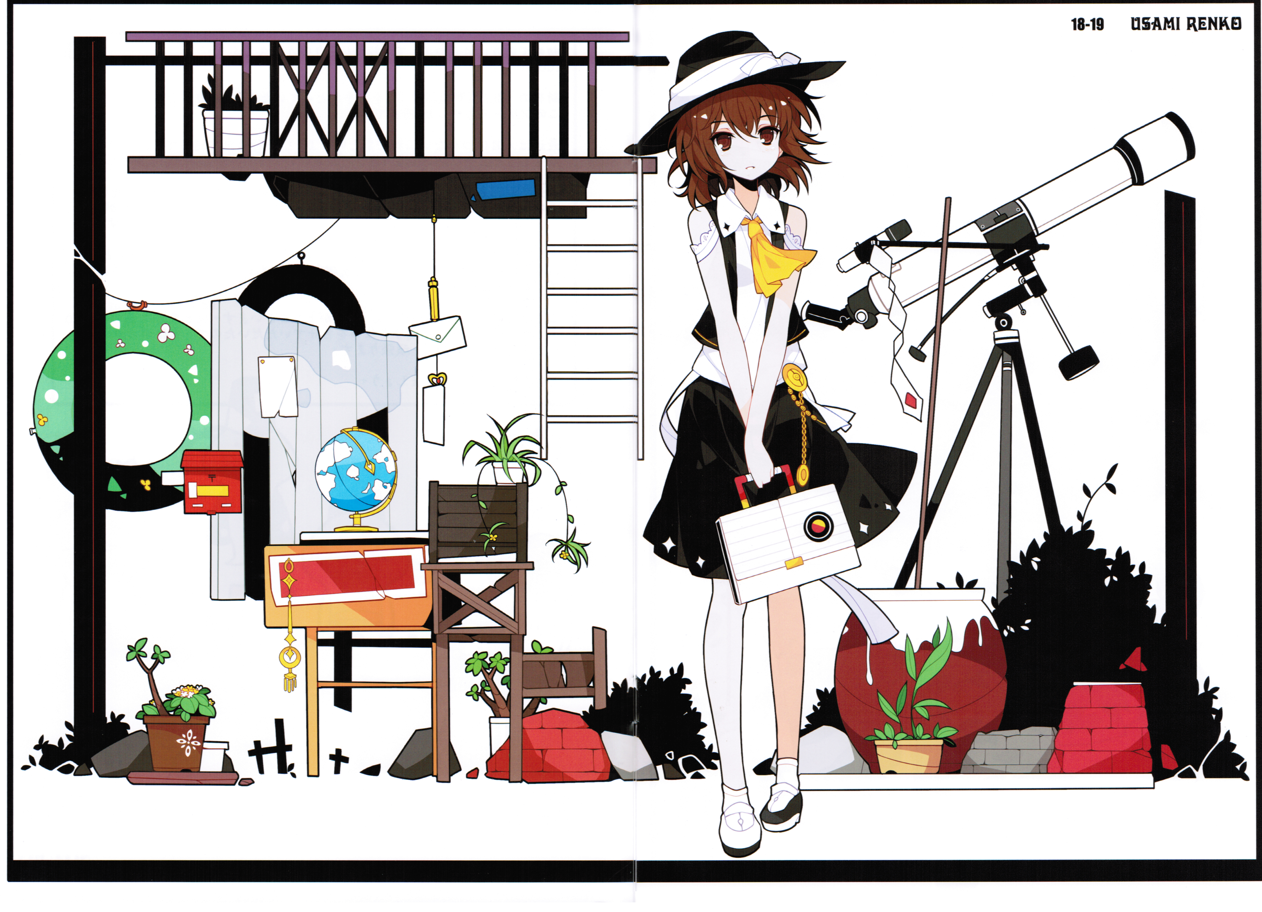 Renko Usami from Touhou 4K HD Wallpaper
