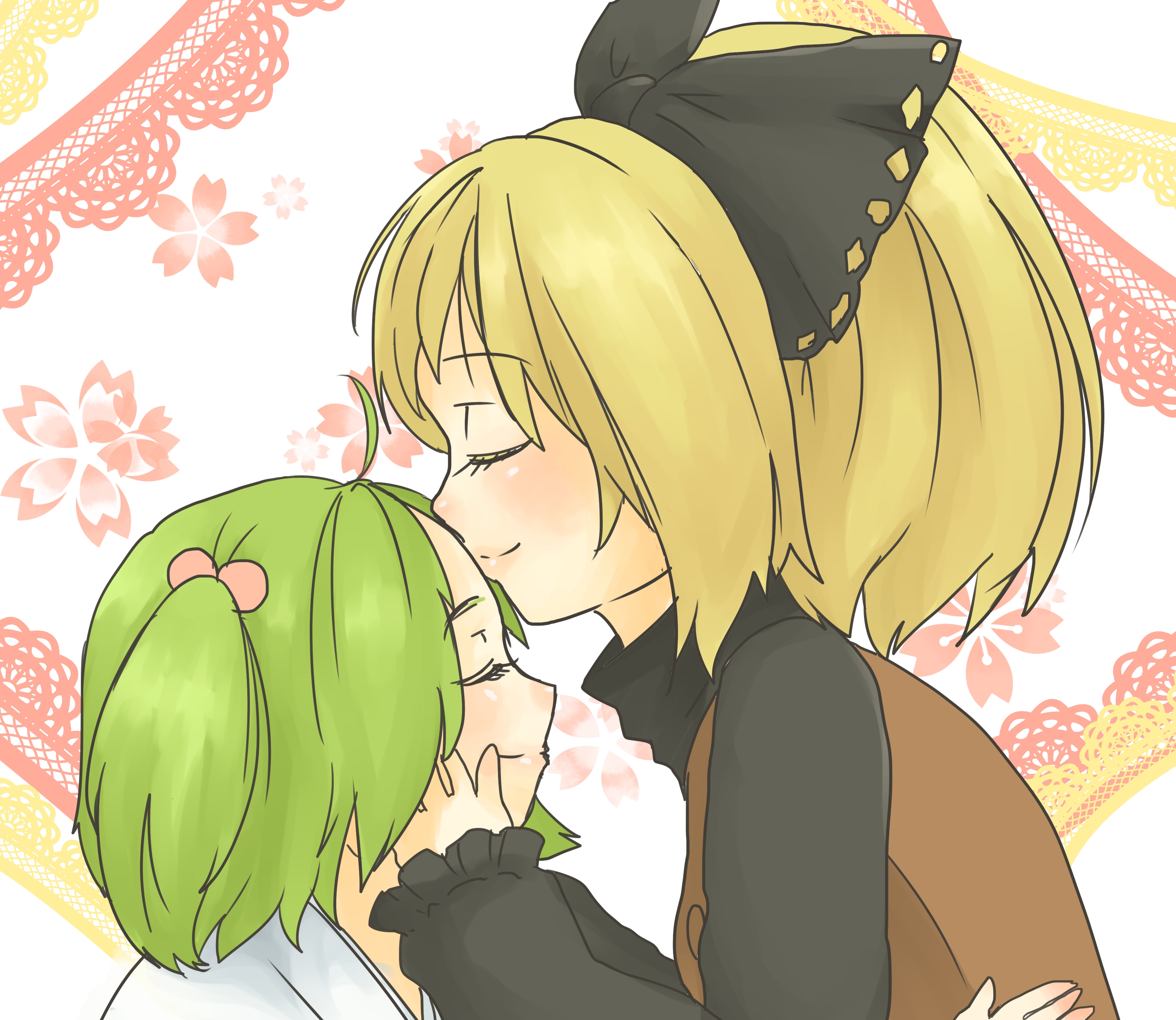 Kisume and Yamame Kurodani from Touhou HD Wallpaper