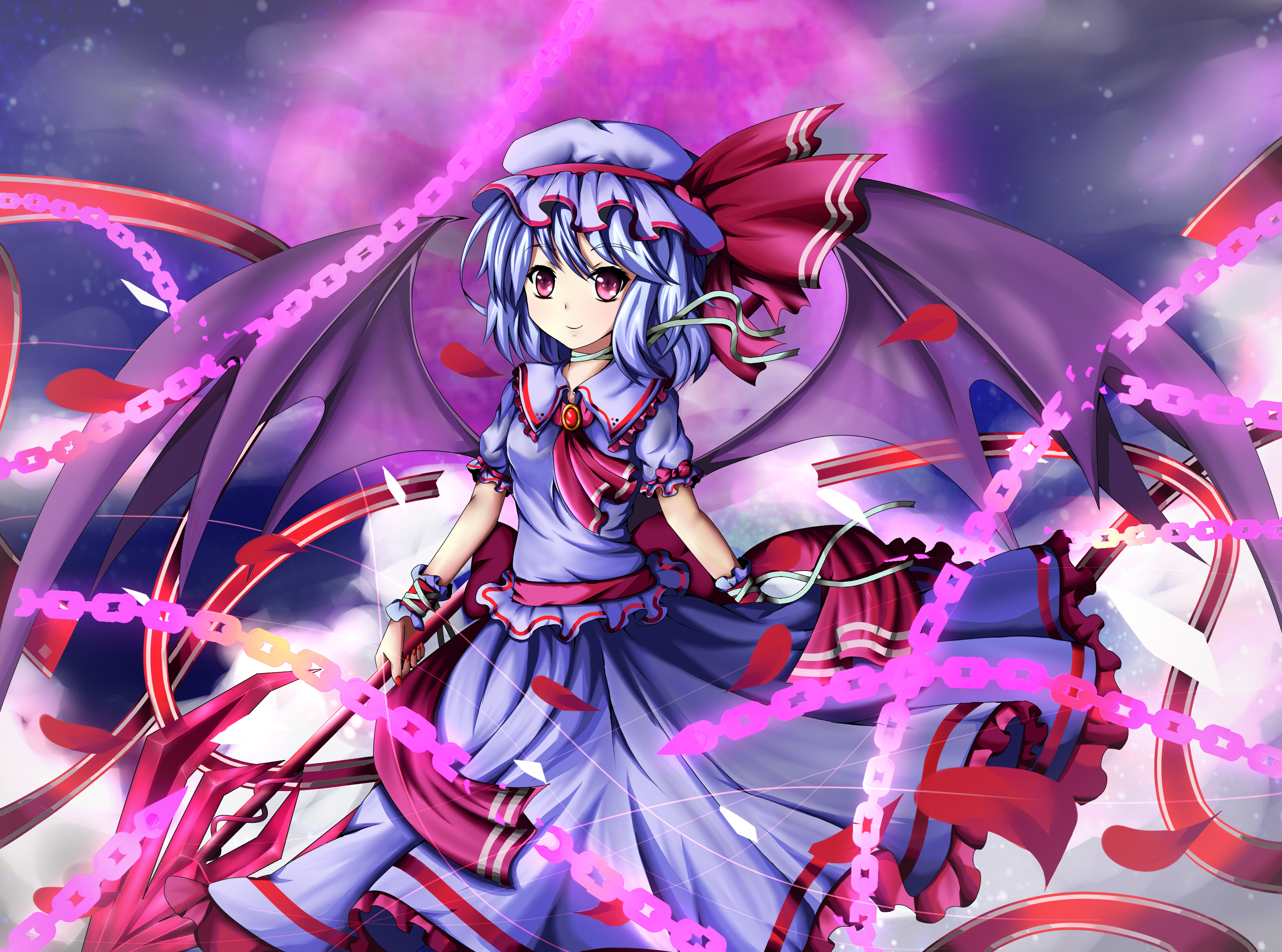 Remilia Scarlet from Touhou HD Wallpaper