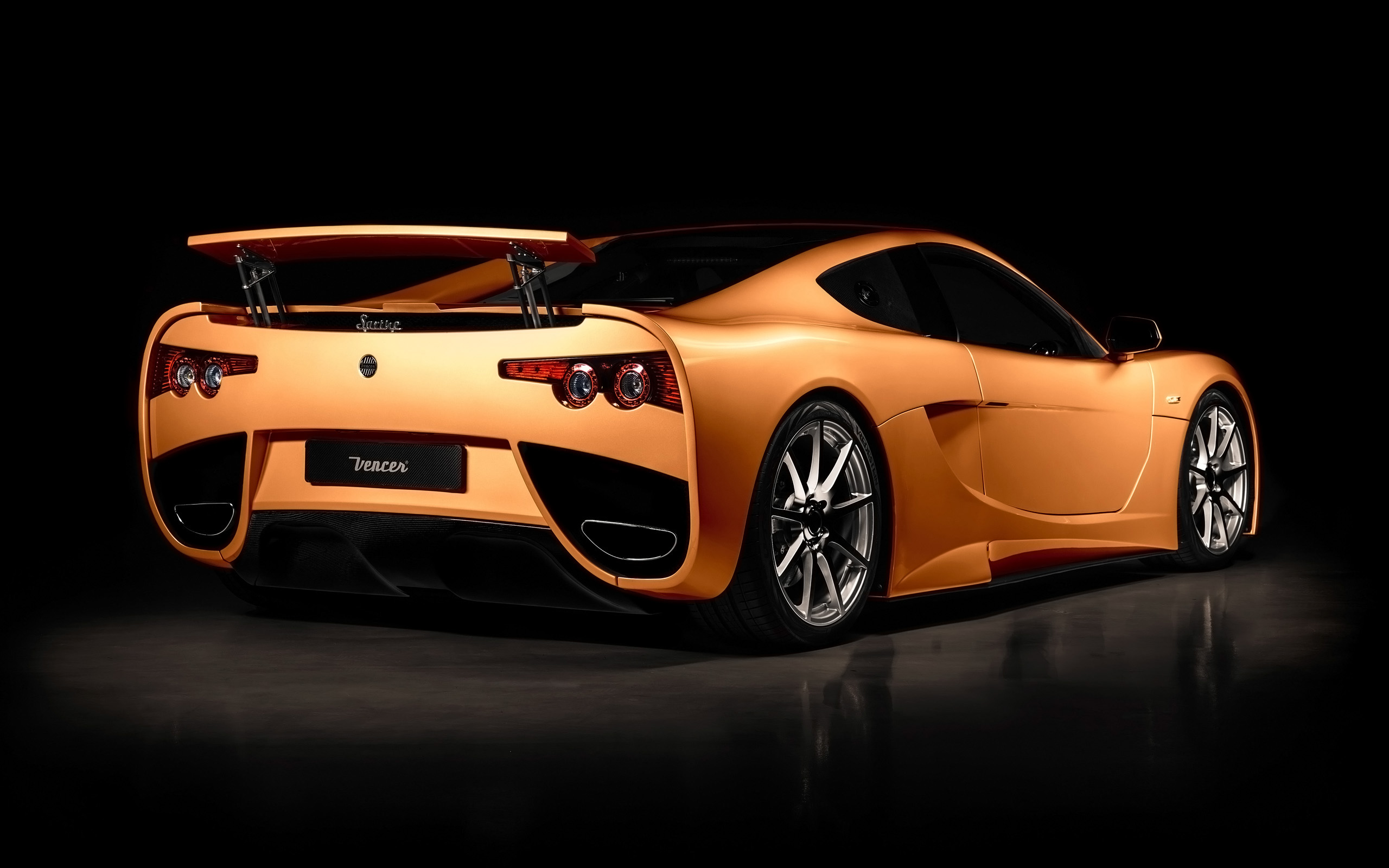 Vencer Sarthe (2015) Orange Sport Car HD Wallpaper